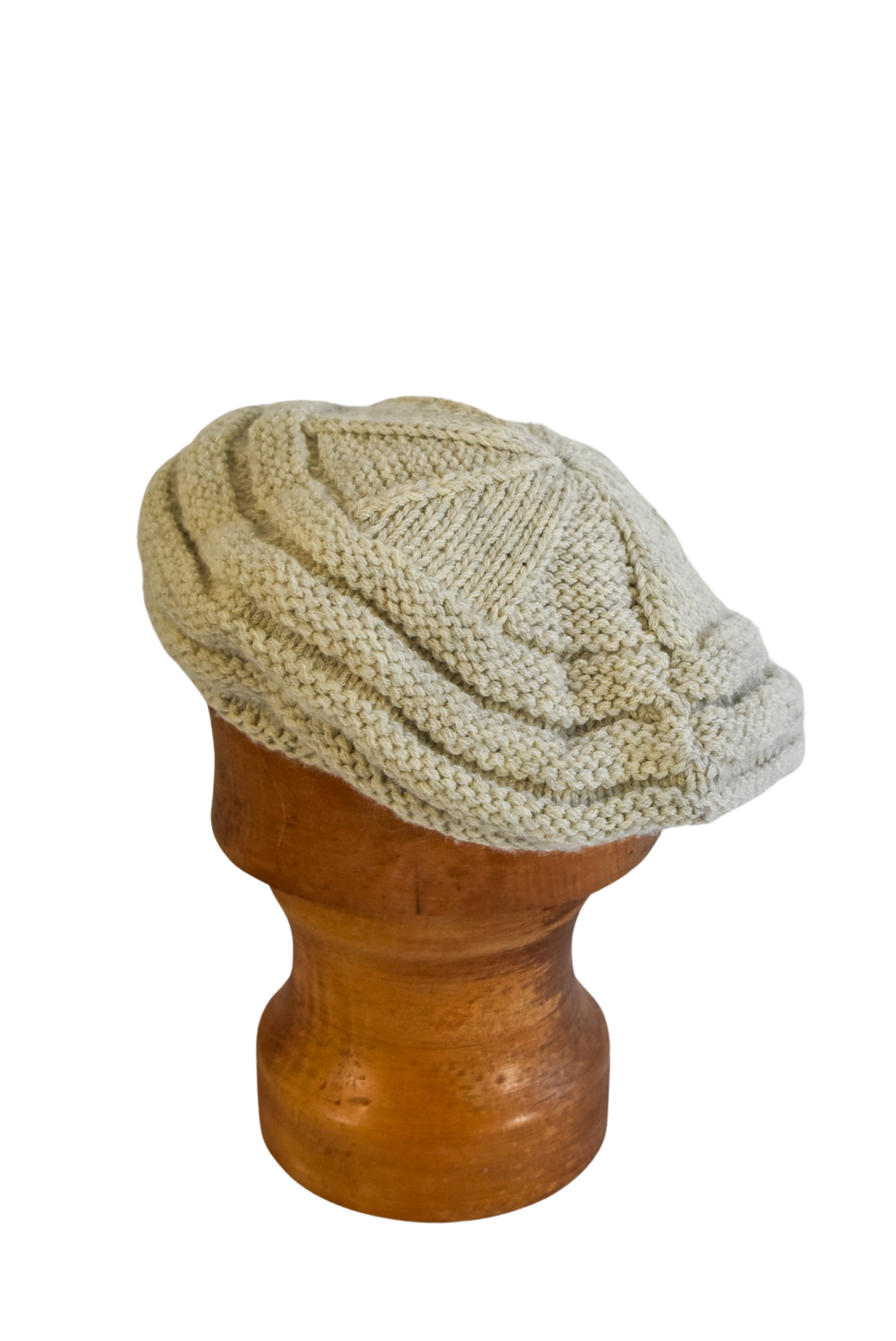 Chunky handknit beret