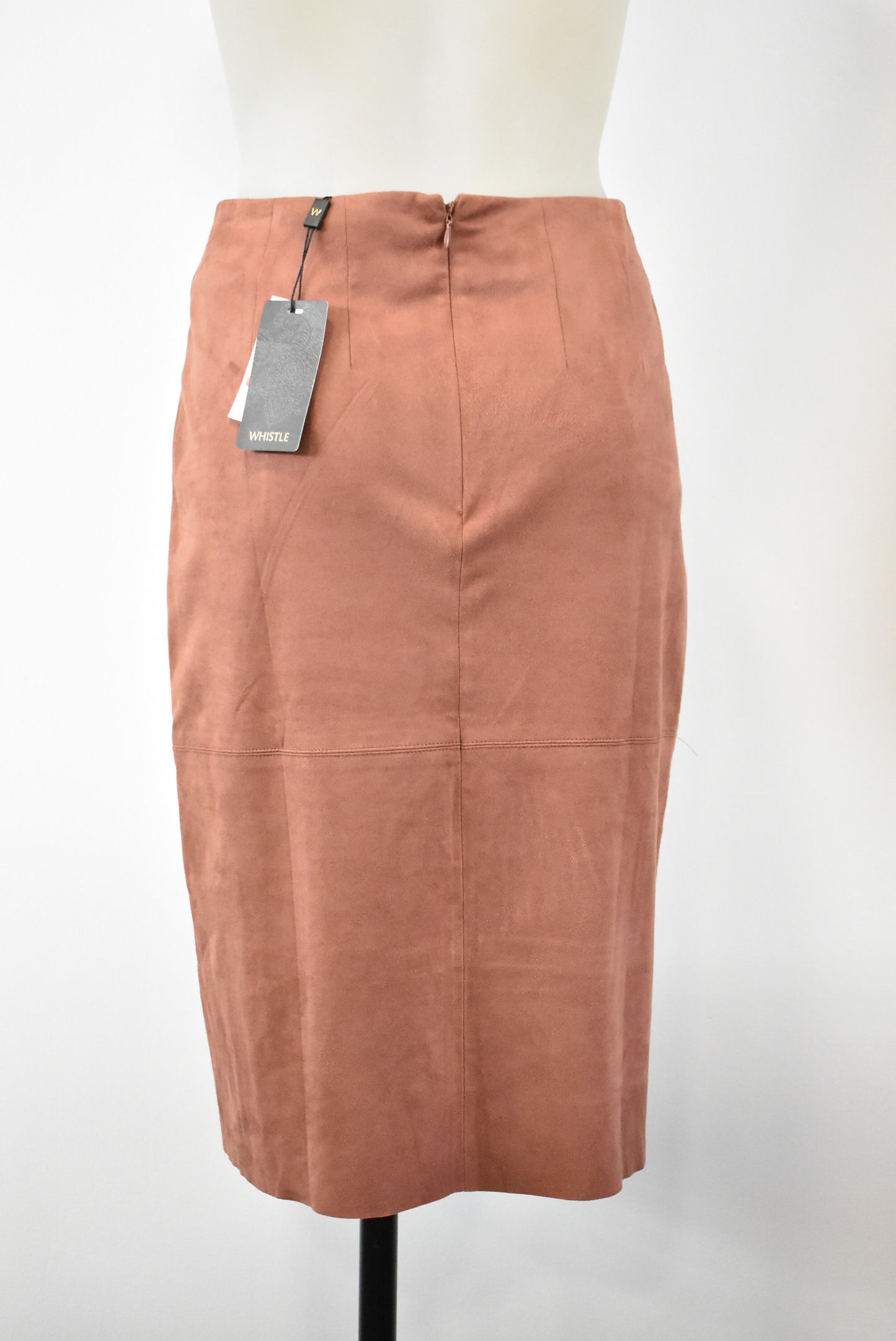Whistle suede look skirt, 8 (NWT)