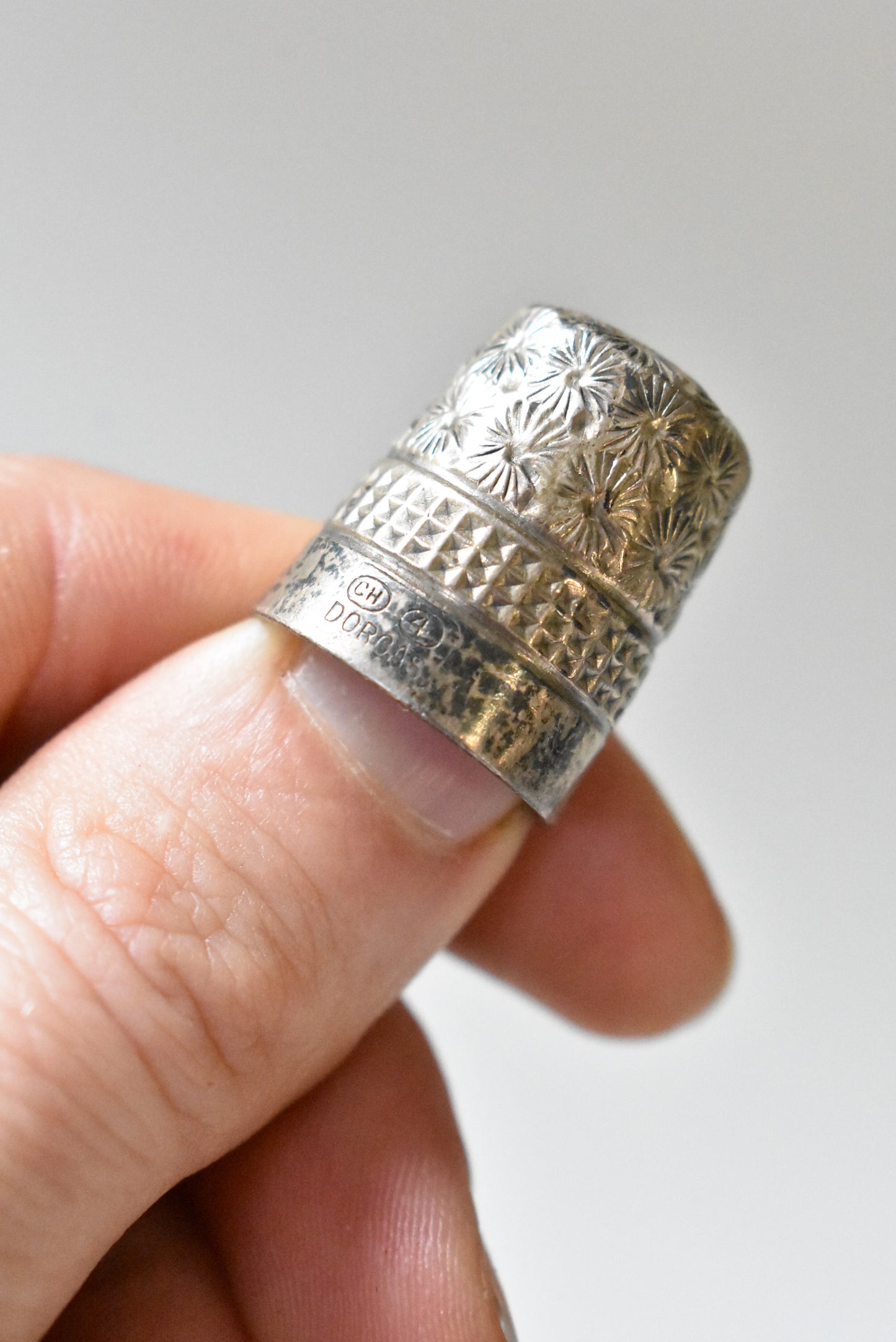 Dorcas silver & steel thimble