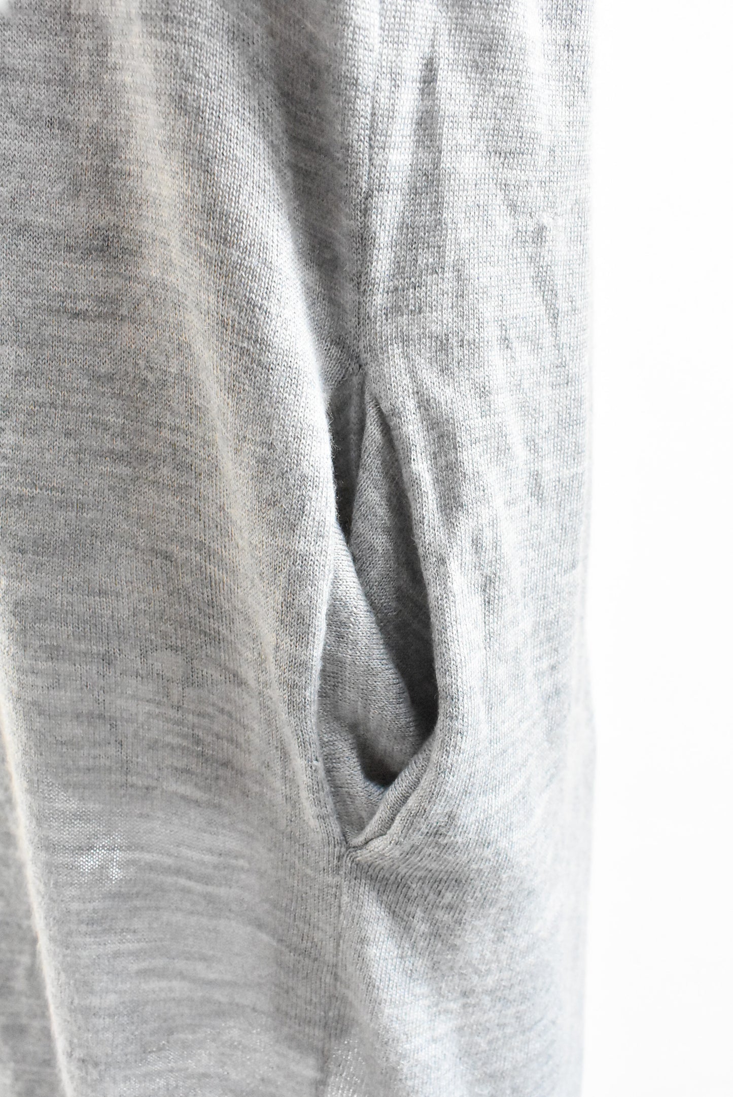 Glassons cardigan, part wool, grey, knee length, Size small
