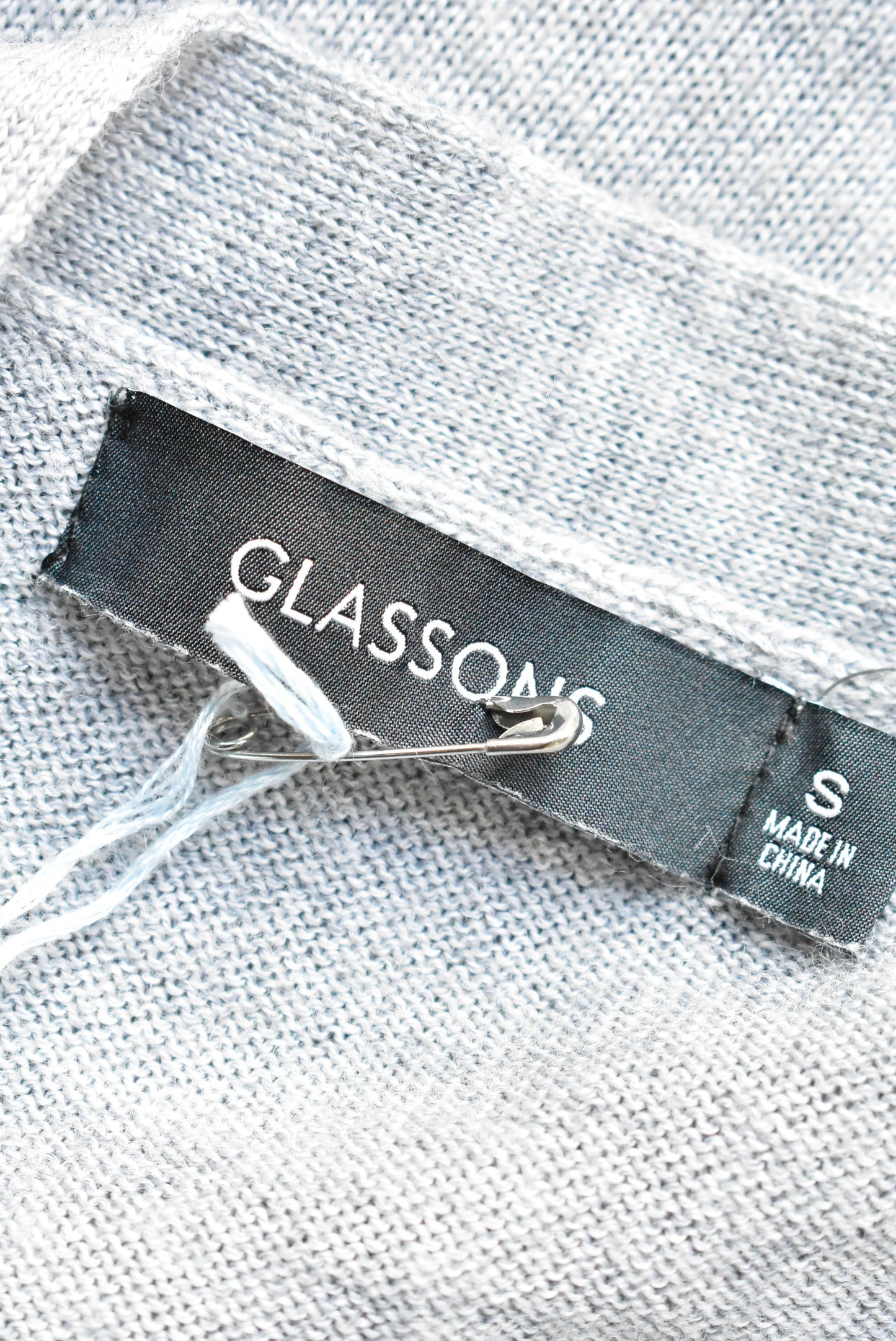 Glassons cardigan, part wool, grey, knee length, Size small