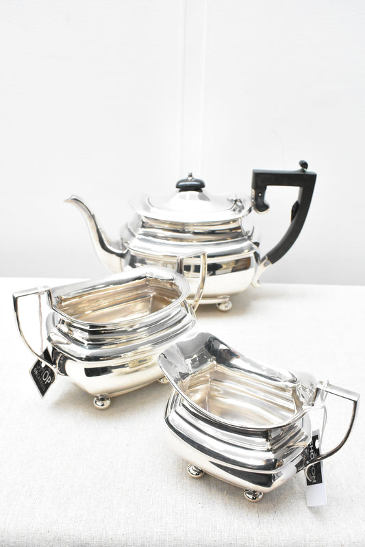 Walker & Hall silver tea set