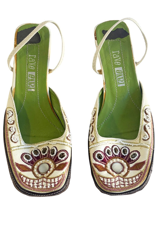 RAVE beaded kitten heels, 7