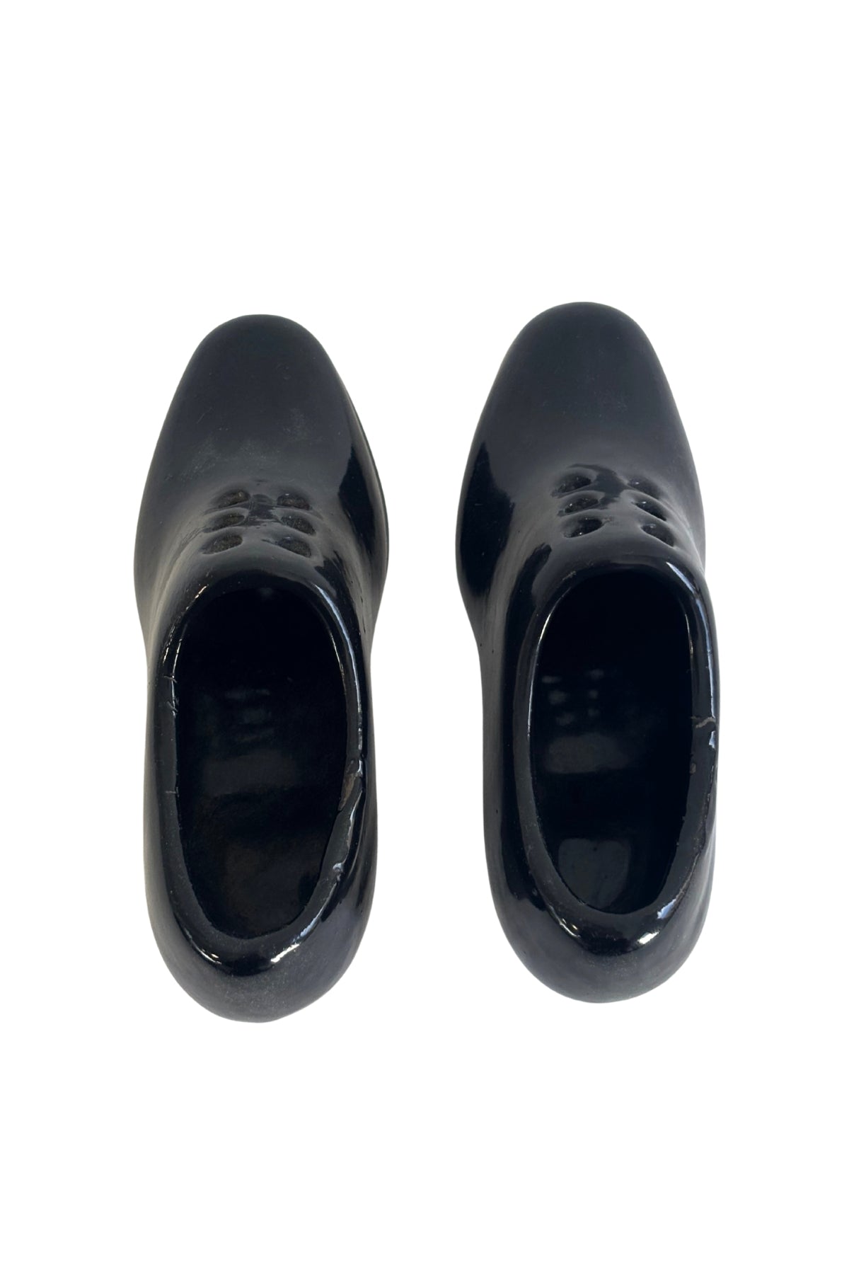 Ceramic black boots