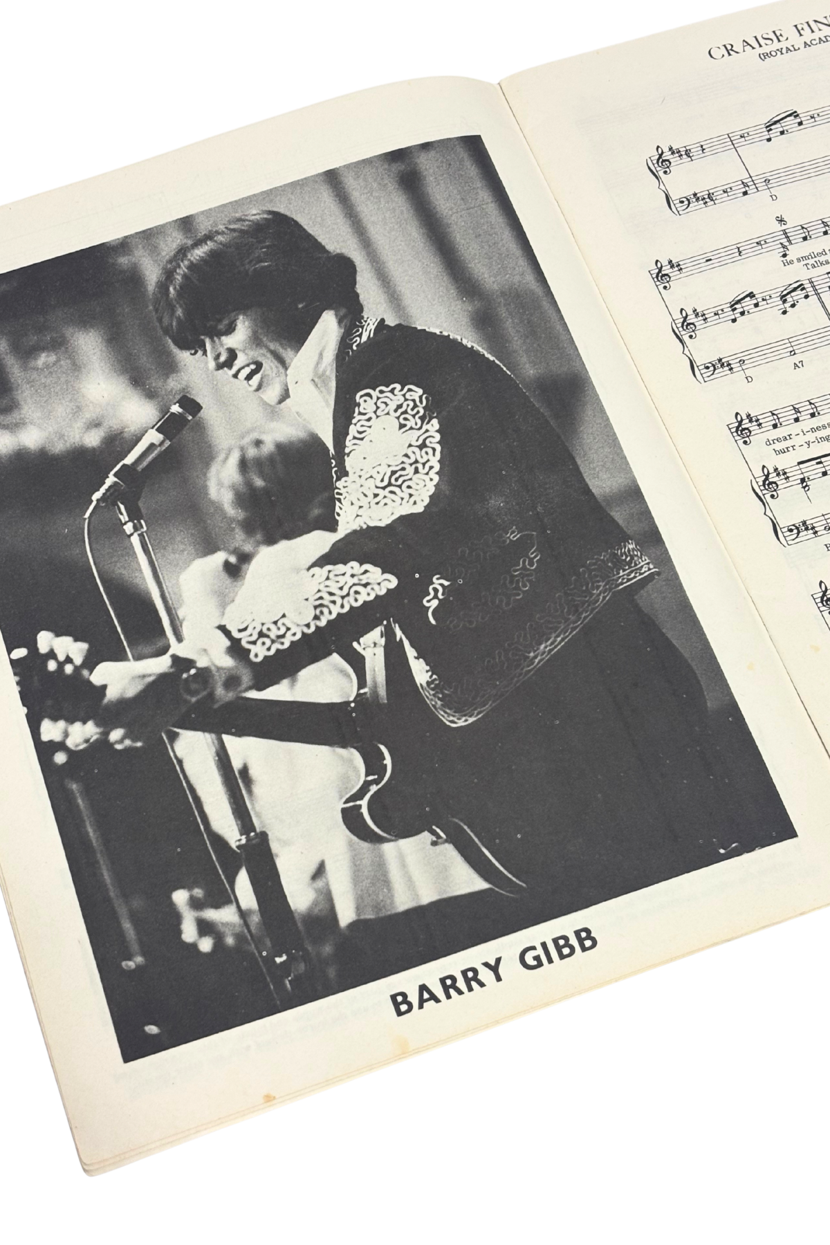 The Bee Gees sheet music book