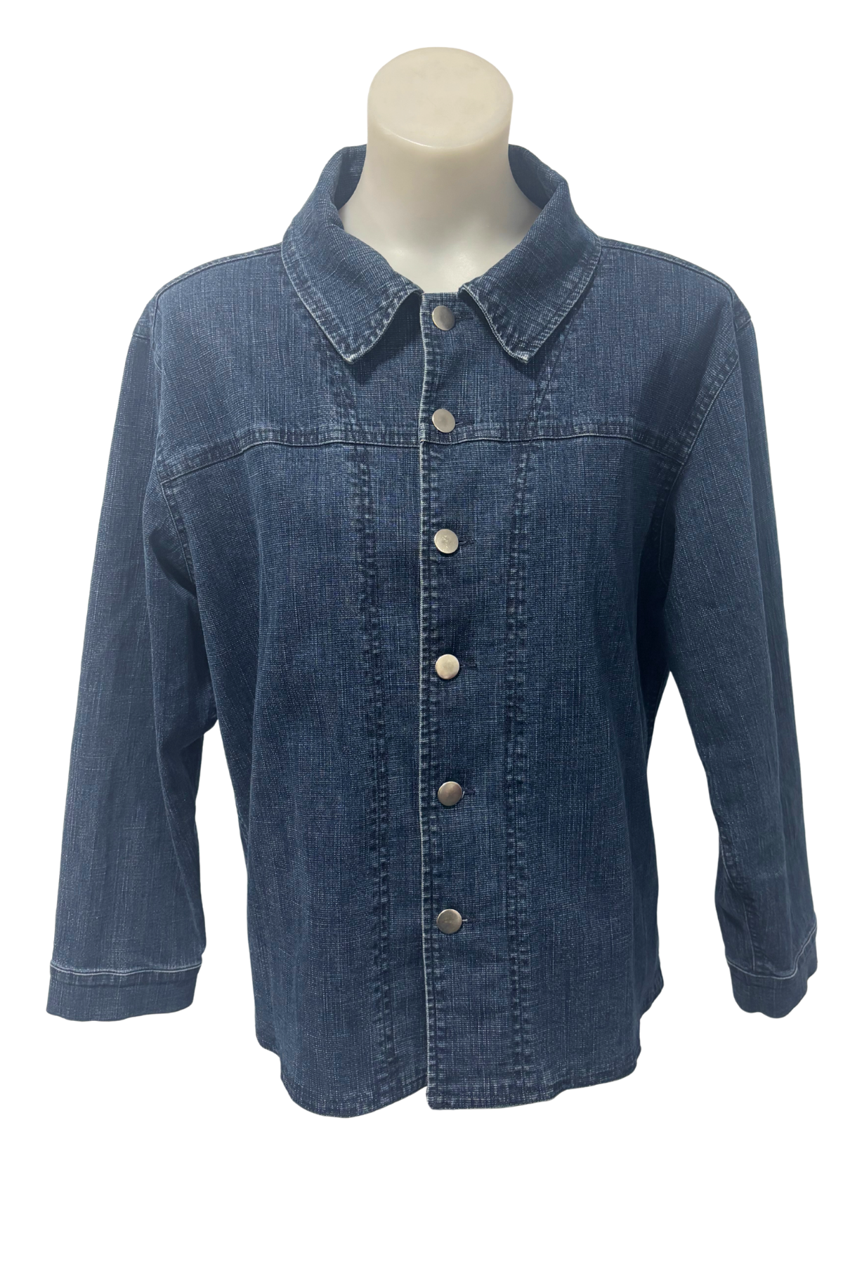 Jean Jones vintage denim jacket, XL