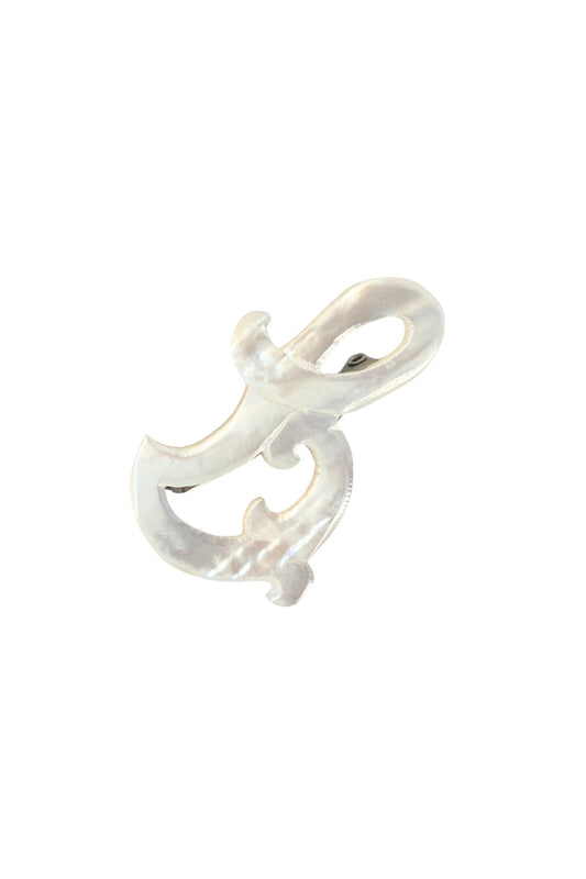 Vintage mother of pearl brooch