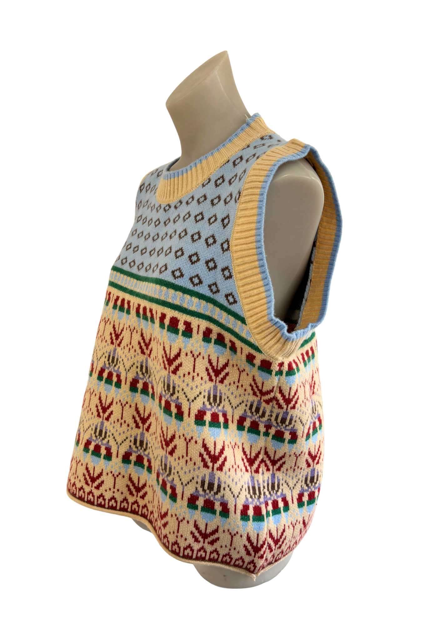 Super funky patterned vest, M/L