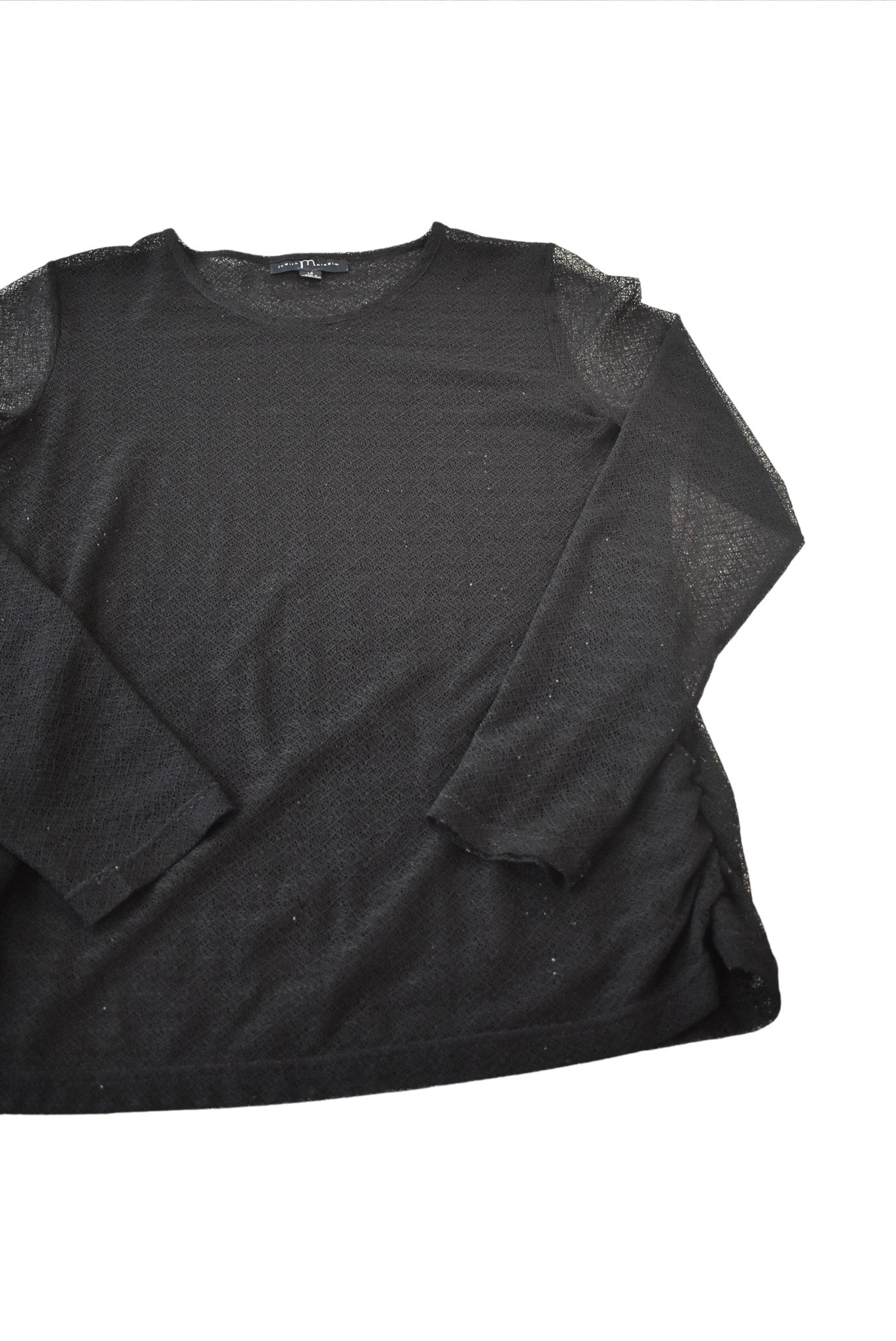 Judith Malcolm NZ made spider web mesh top, 14