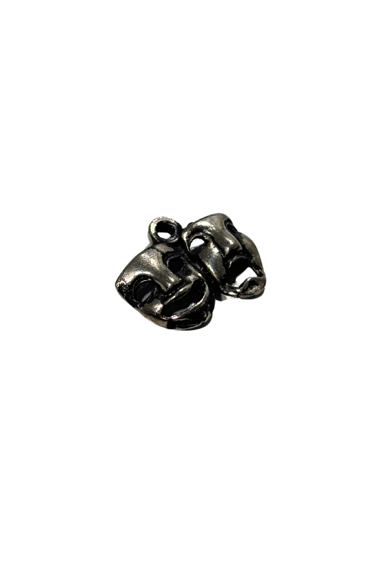 925 Silver Thalia + Melpomene mask pendant