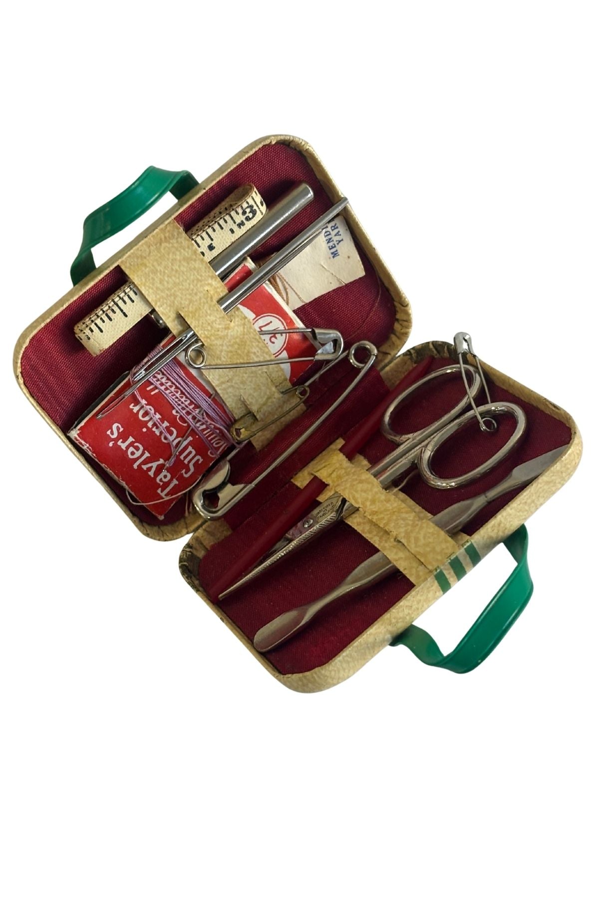 Vintage RITZ Hotel suitcase sewing kit