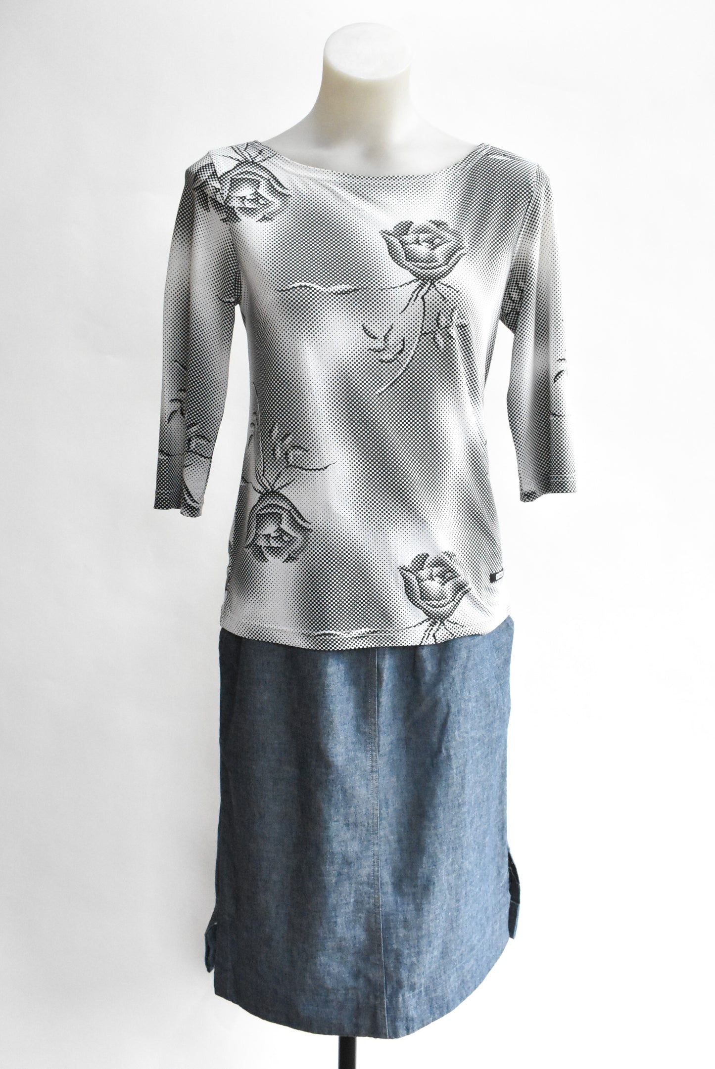 Verge roses top, S
