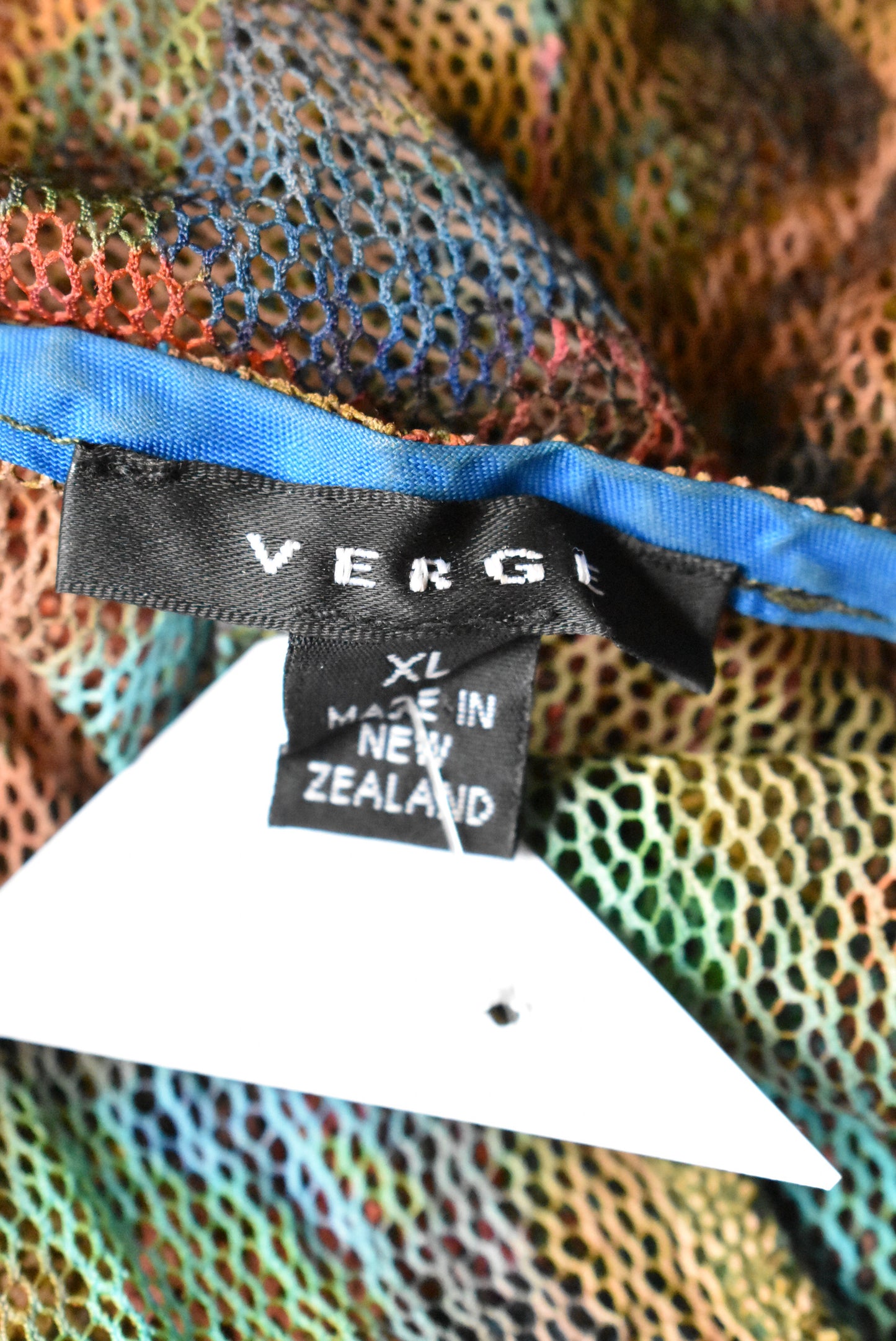 Verge rainbow net top, XL