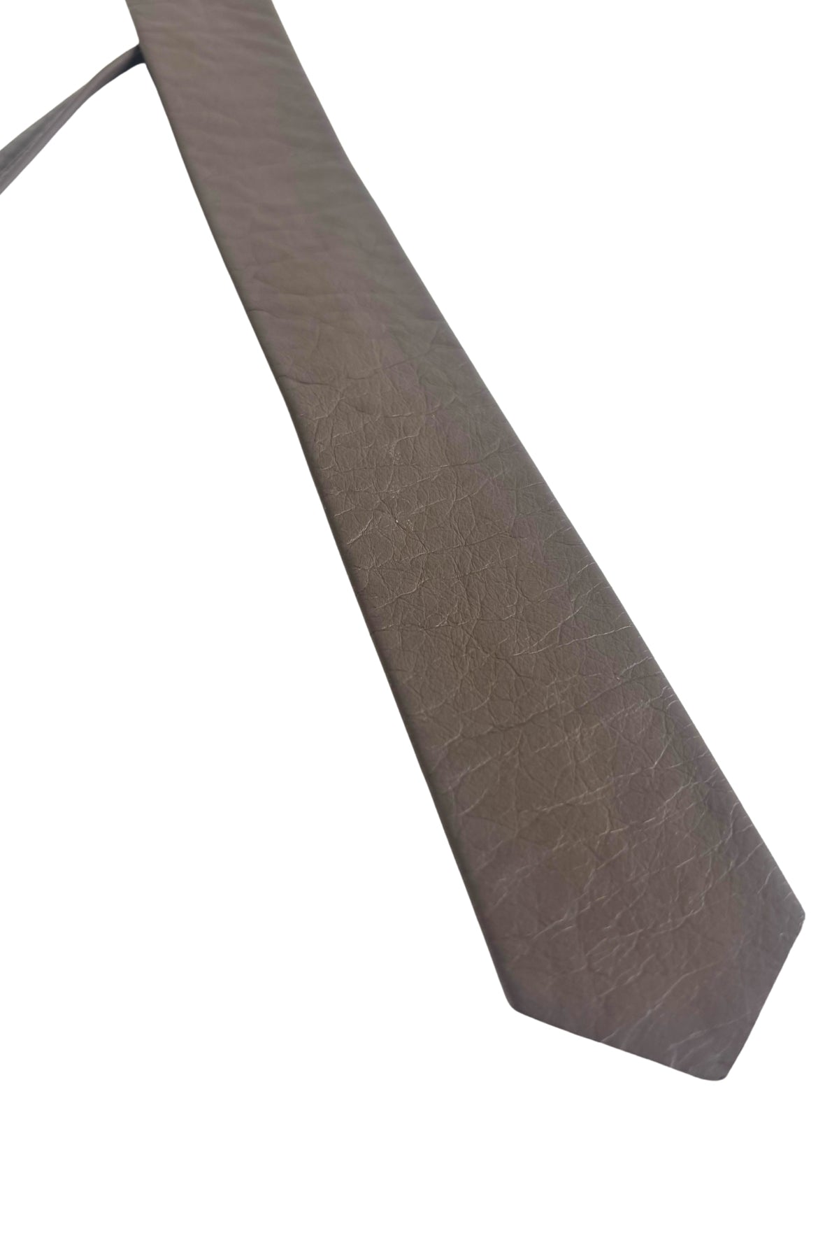 Satori genuine nappa brown leather NZ made tie