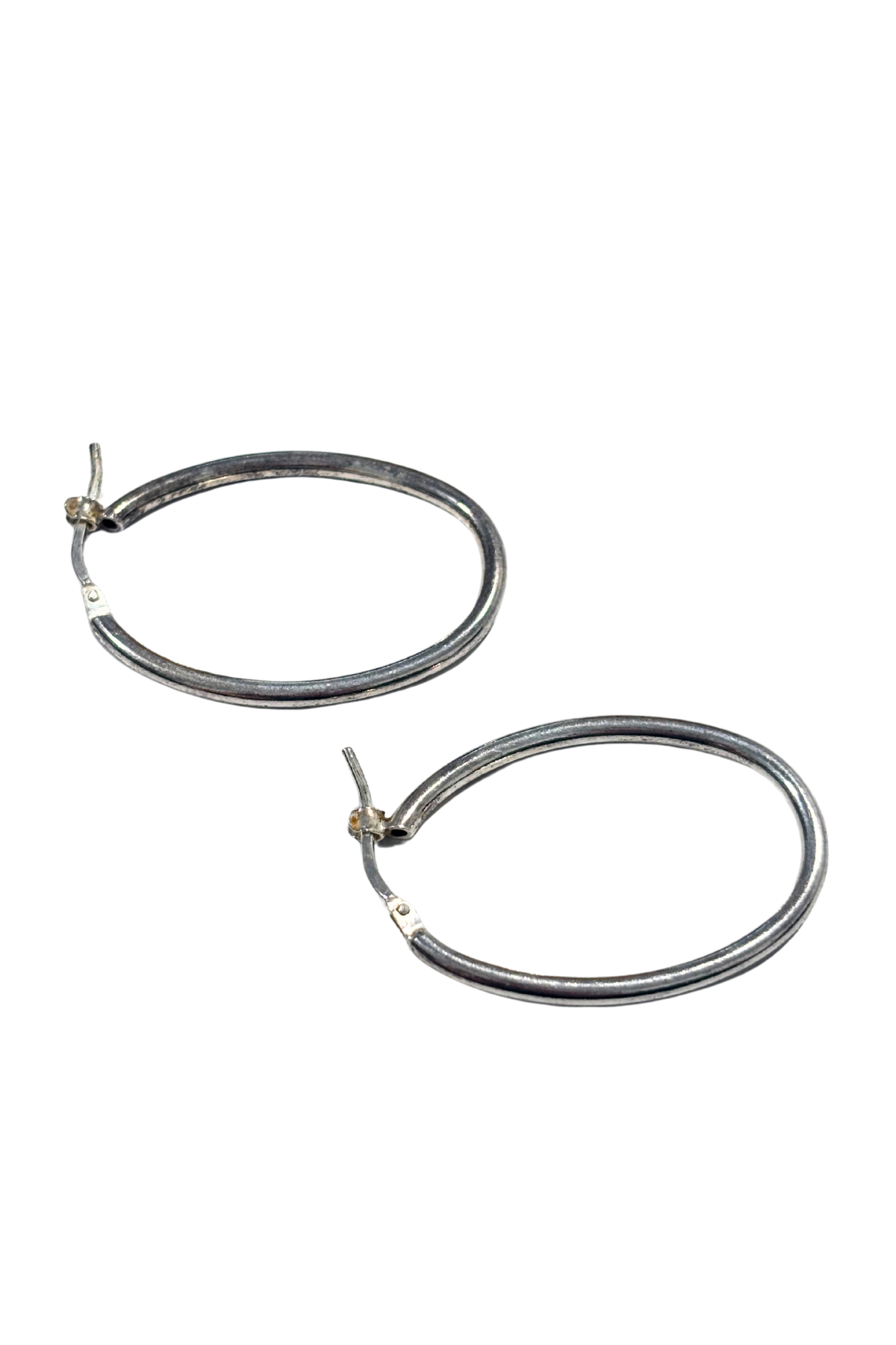 Sterling silver hoops