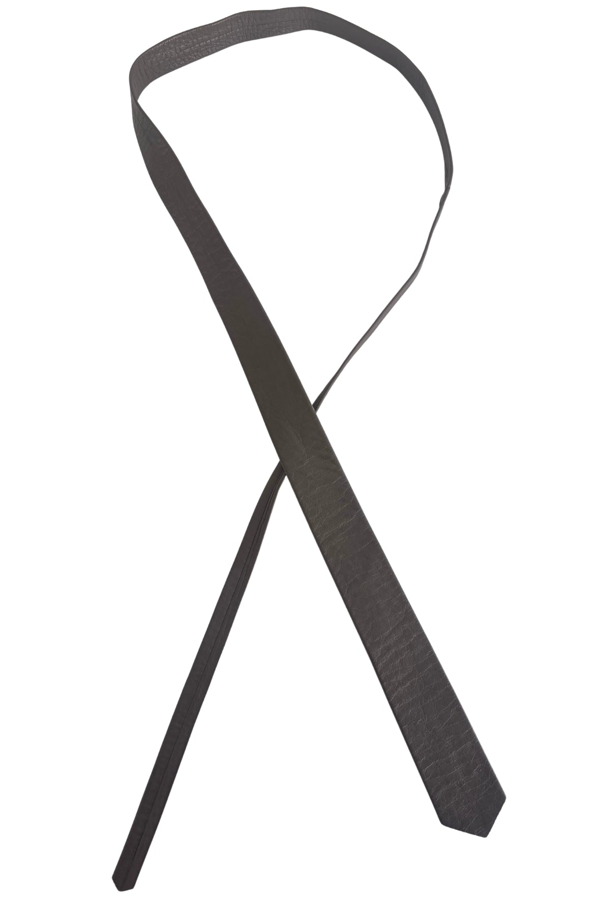 Satori genuine nappa brown leather NZ made tie