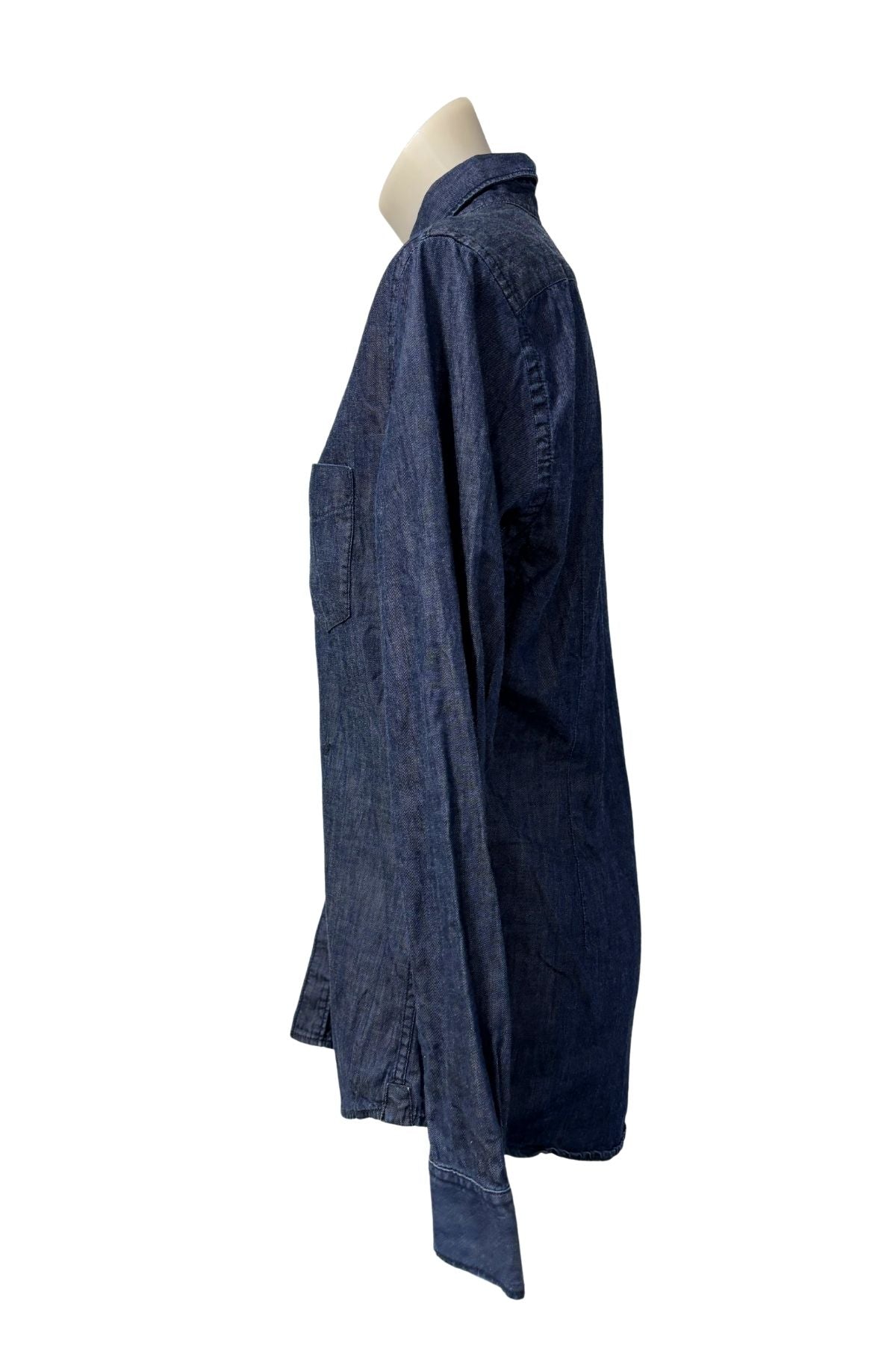 ACNE dark denim button up blouse, S/M