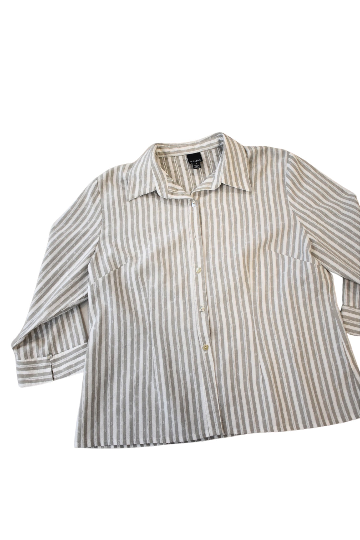 By Frederick NZ made button up blouse, 16
