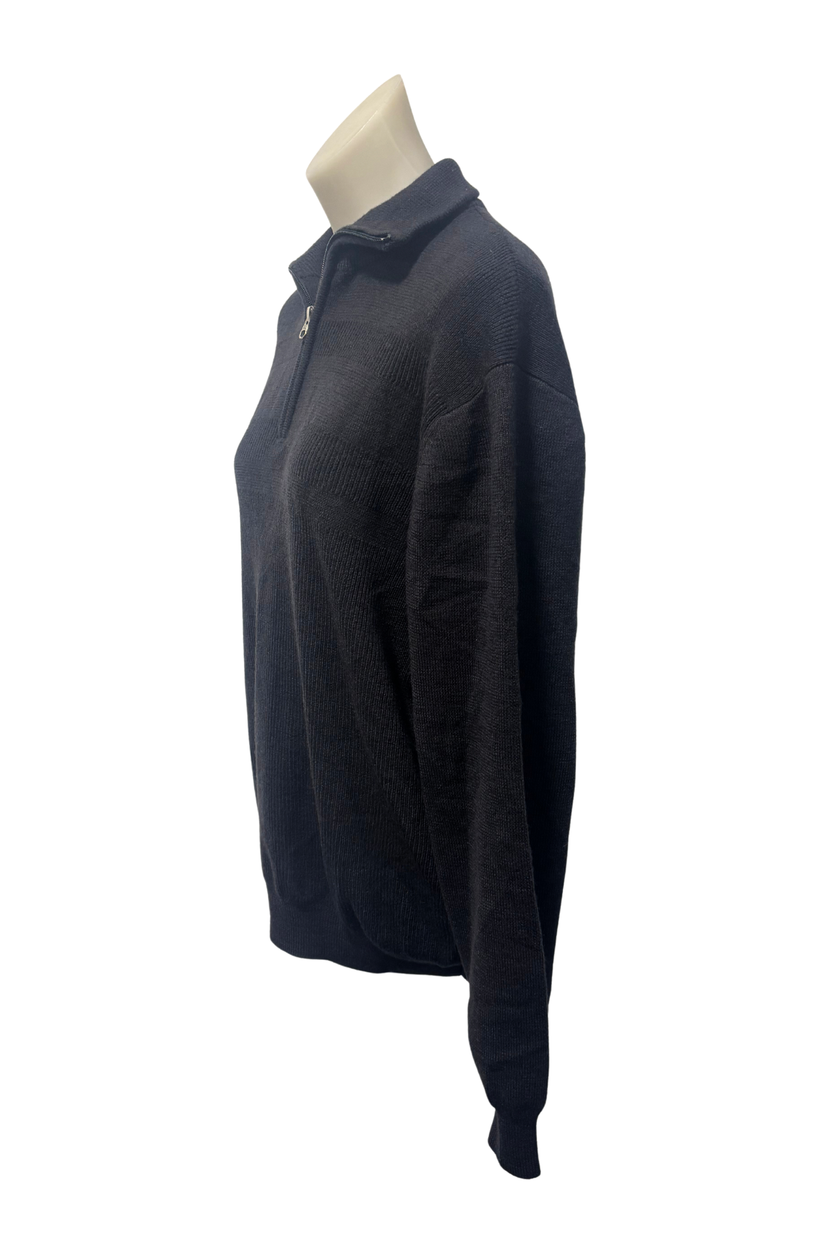 Silverdale 1/4 zip knit sweater, XL