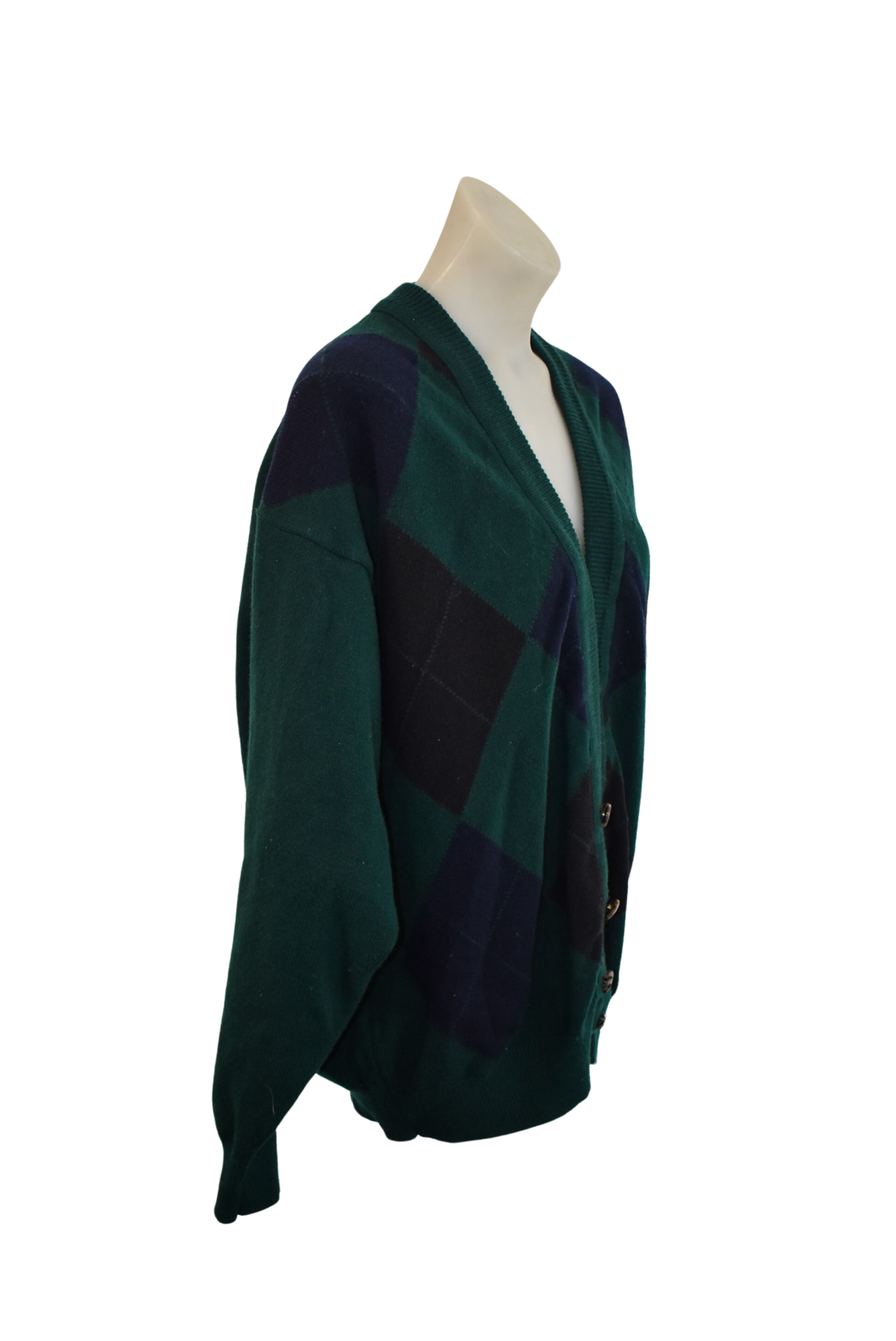 Lyle & Scott NZ made 100% Lambswool cardigan, L