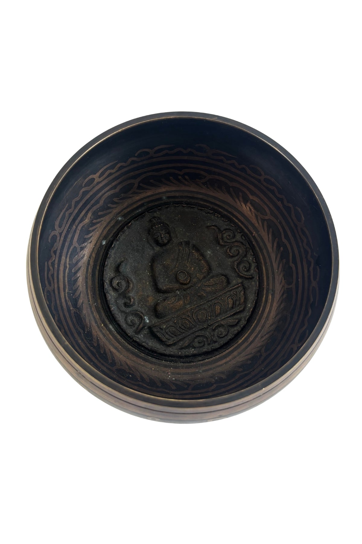 Brass Tibetan singing bowl