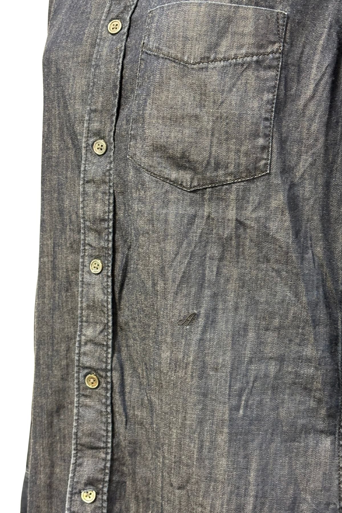 ACNE dark denim button up blouse, S/M
