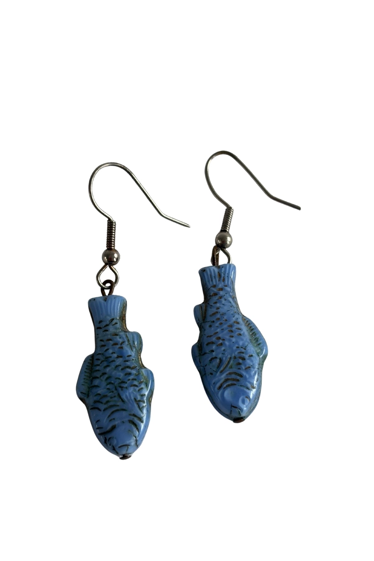 Funky fish earrings
