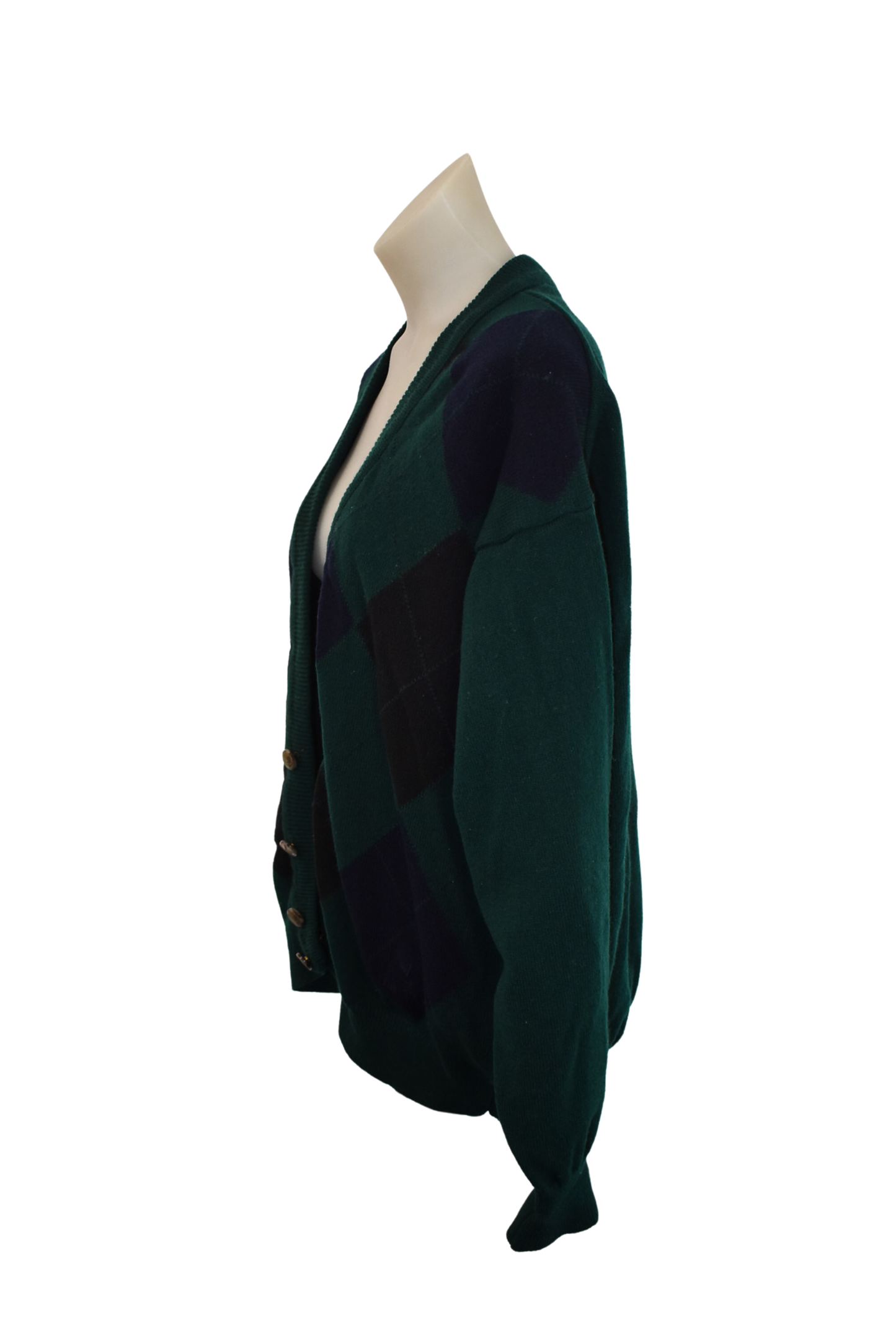 Lyle & Scott NZ made 100% Lambswool cardigan, L