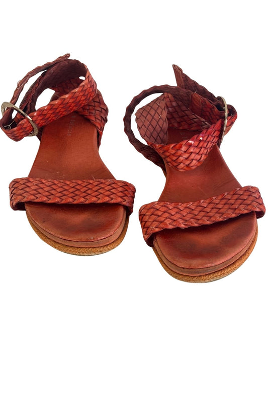 Django + Juliette braided leather sandals, EUR 36