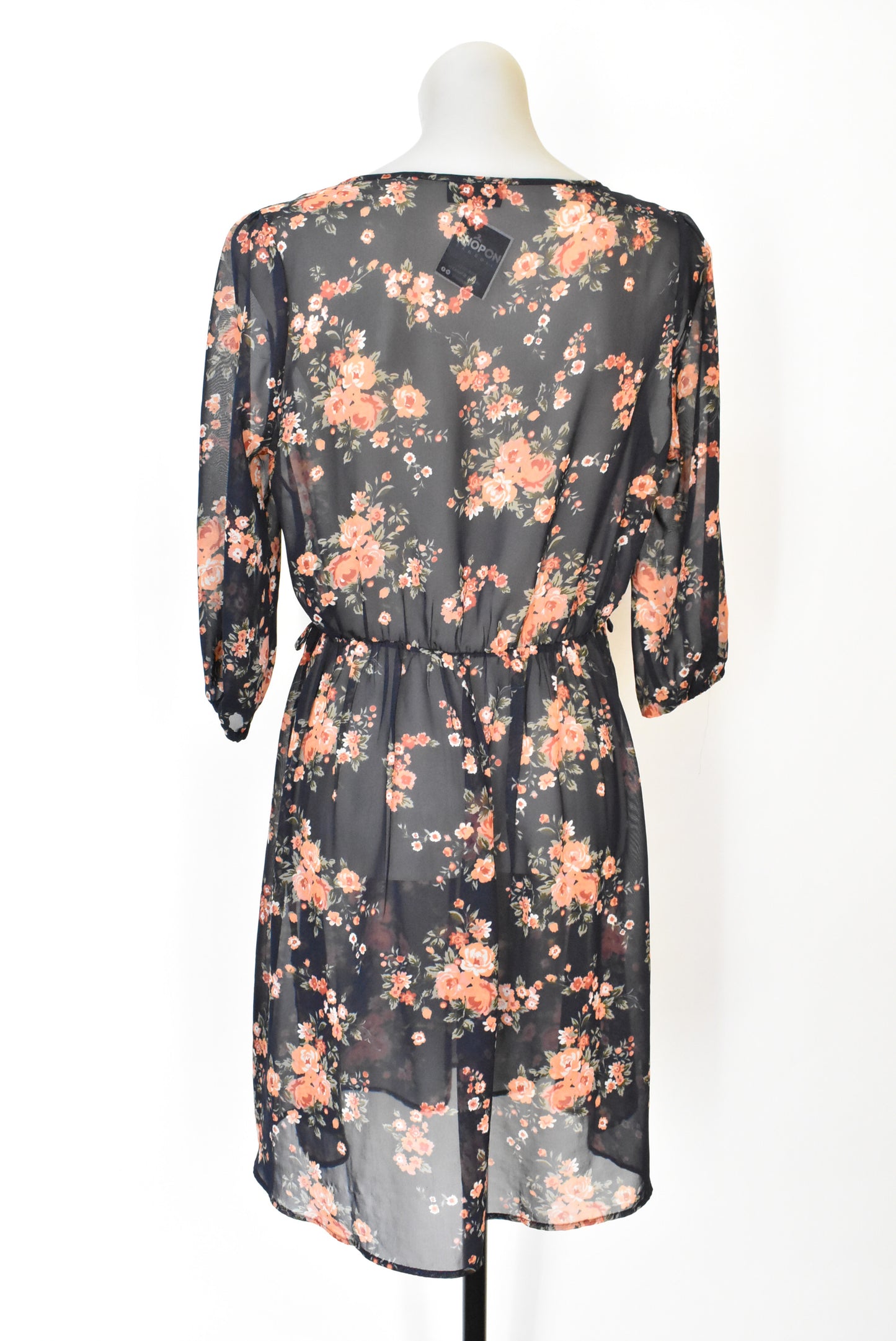 Jeanswest sheer floral dress, 10