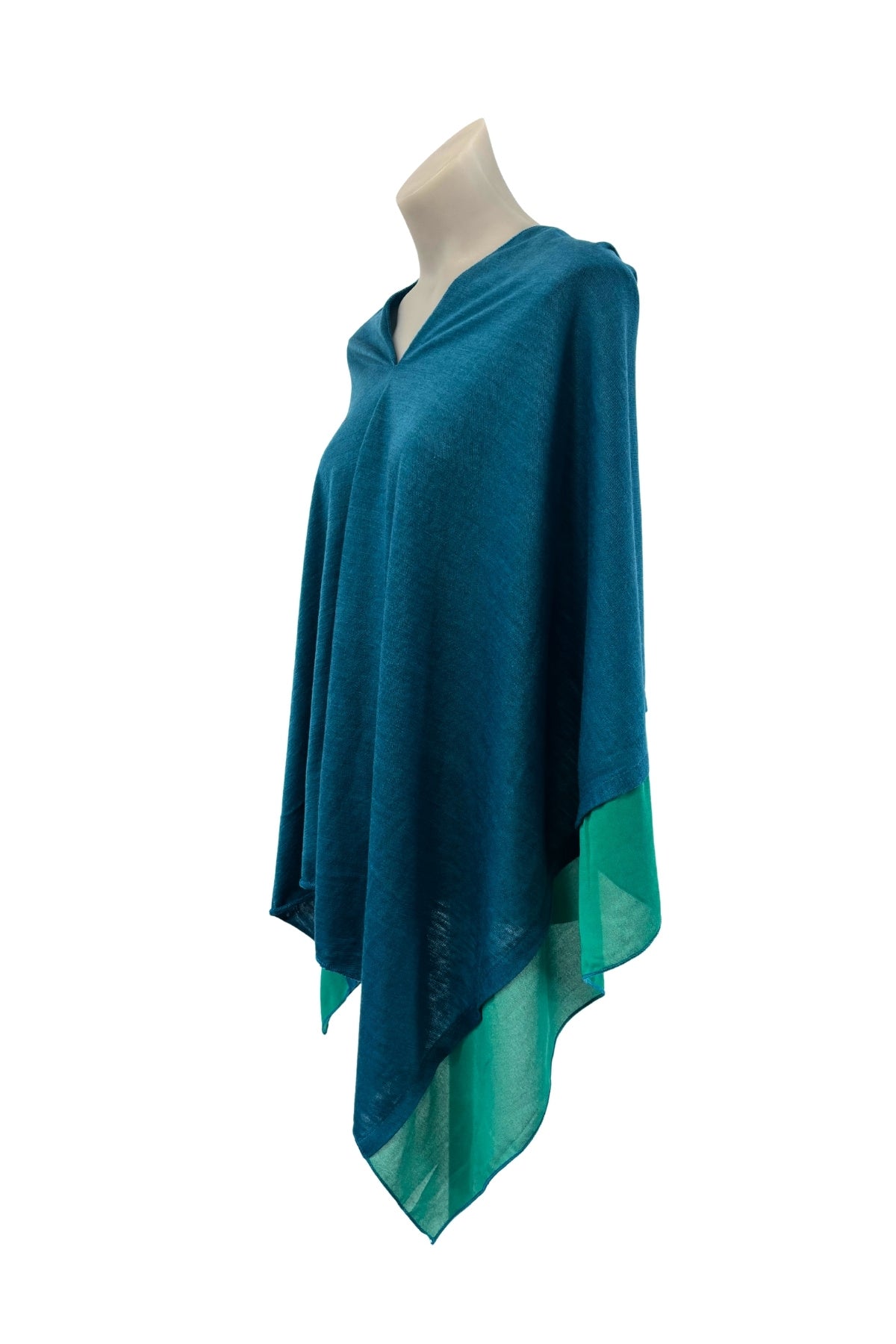 Lightweight blue poncho OSFM
