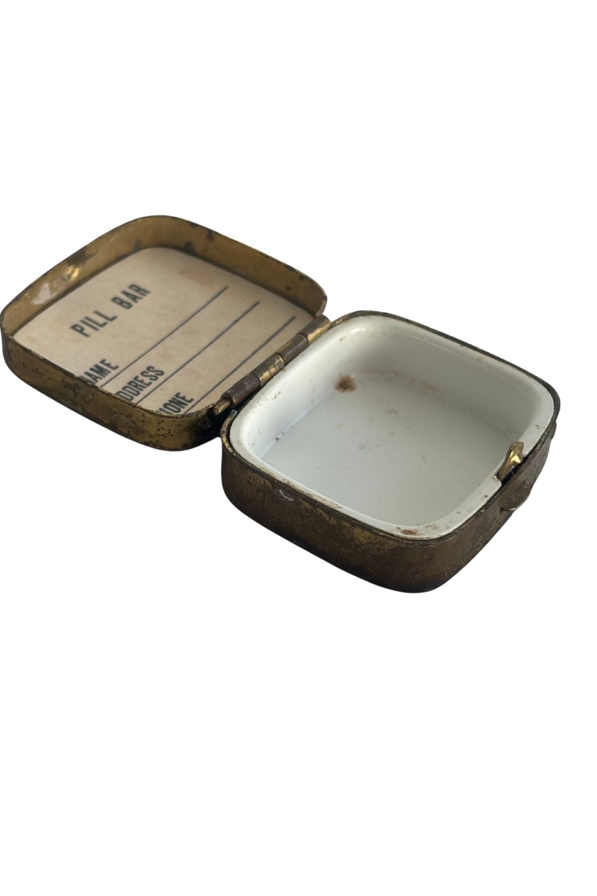 Vintage paua shell pill box