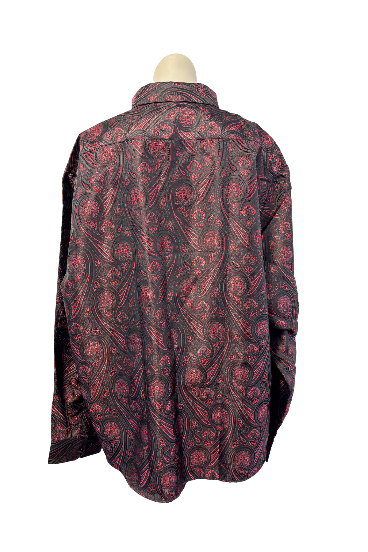 Barry.Wang red floral shirt, XXXL NWT