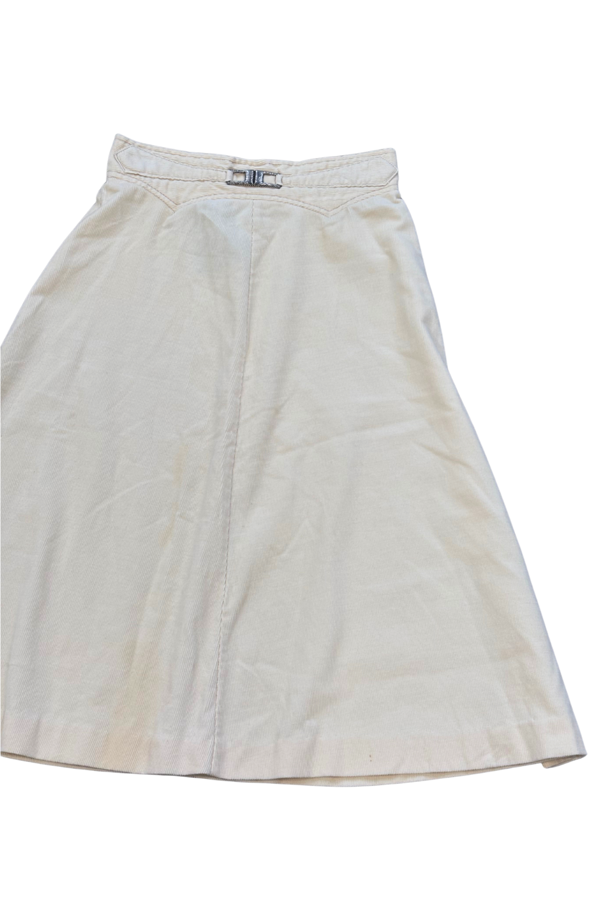 Retro 1970's College Town corduroy skirt