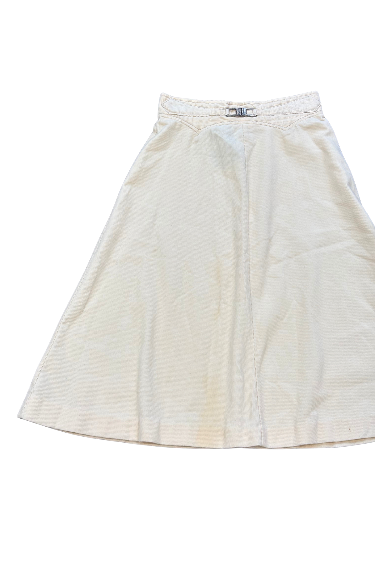 Retro 1970's College Town corduroy skirt
