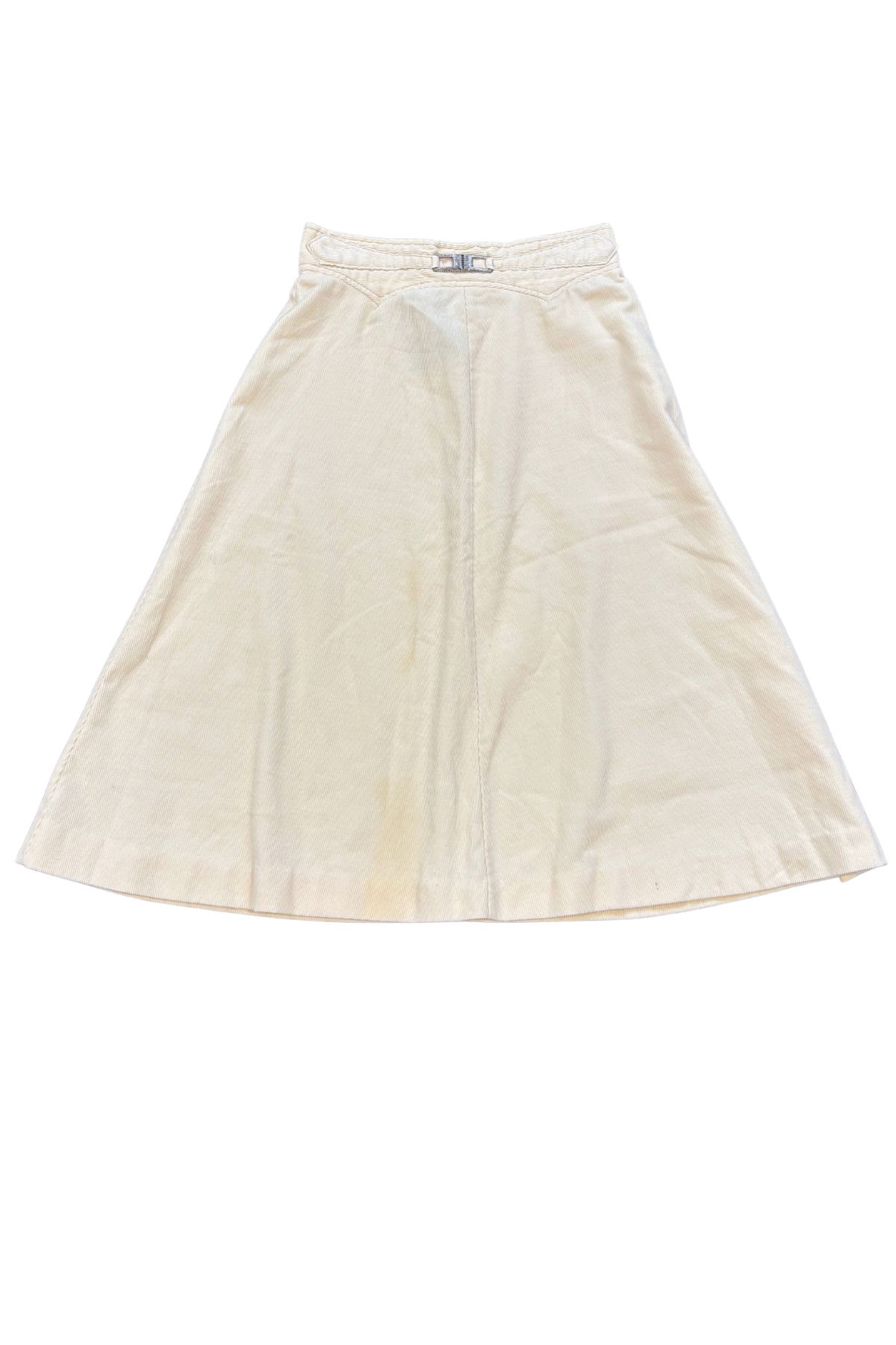 Retro 1970's College Town corduroy skirt