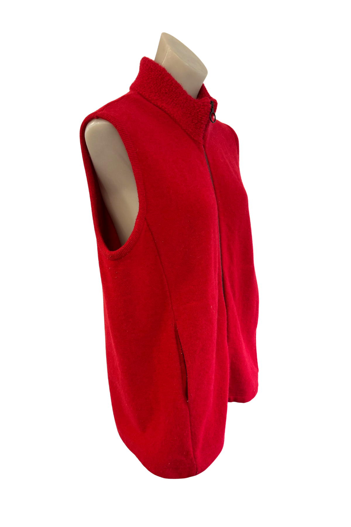 Mackenzie Country NZ made merino angora blend vest, 12