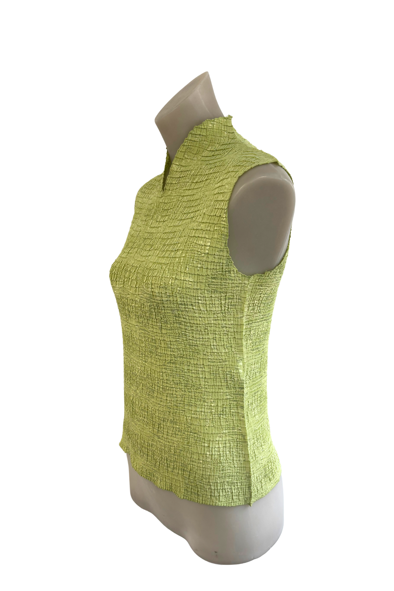 Casual Corner lime green vest top, M