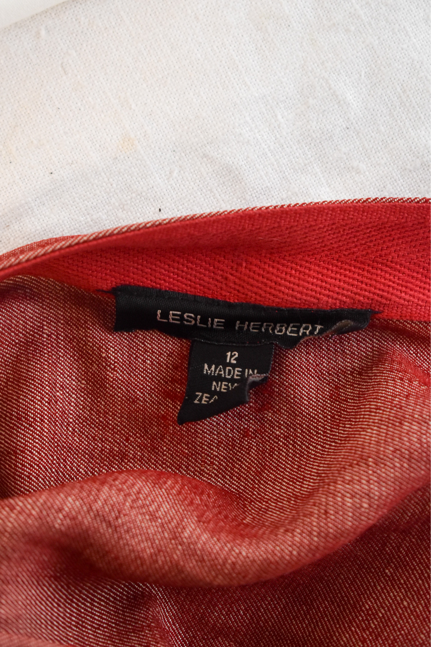 Leslie Herbert NZ made funky asymmetrical skirt, 12