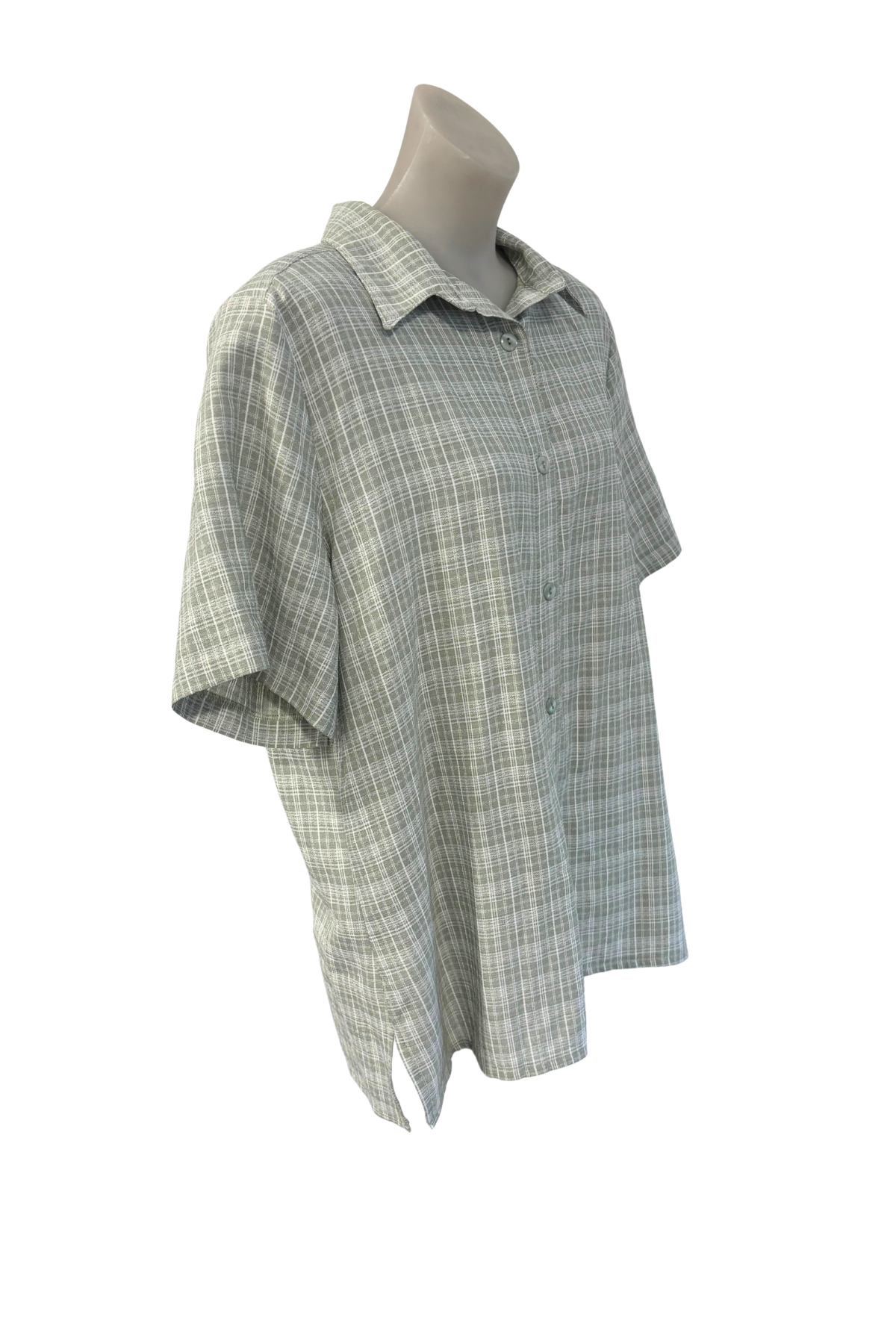 Classique NZ made lightweight button-up blouse, 20