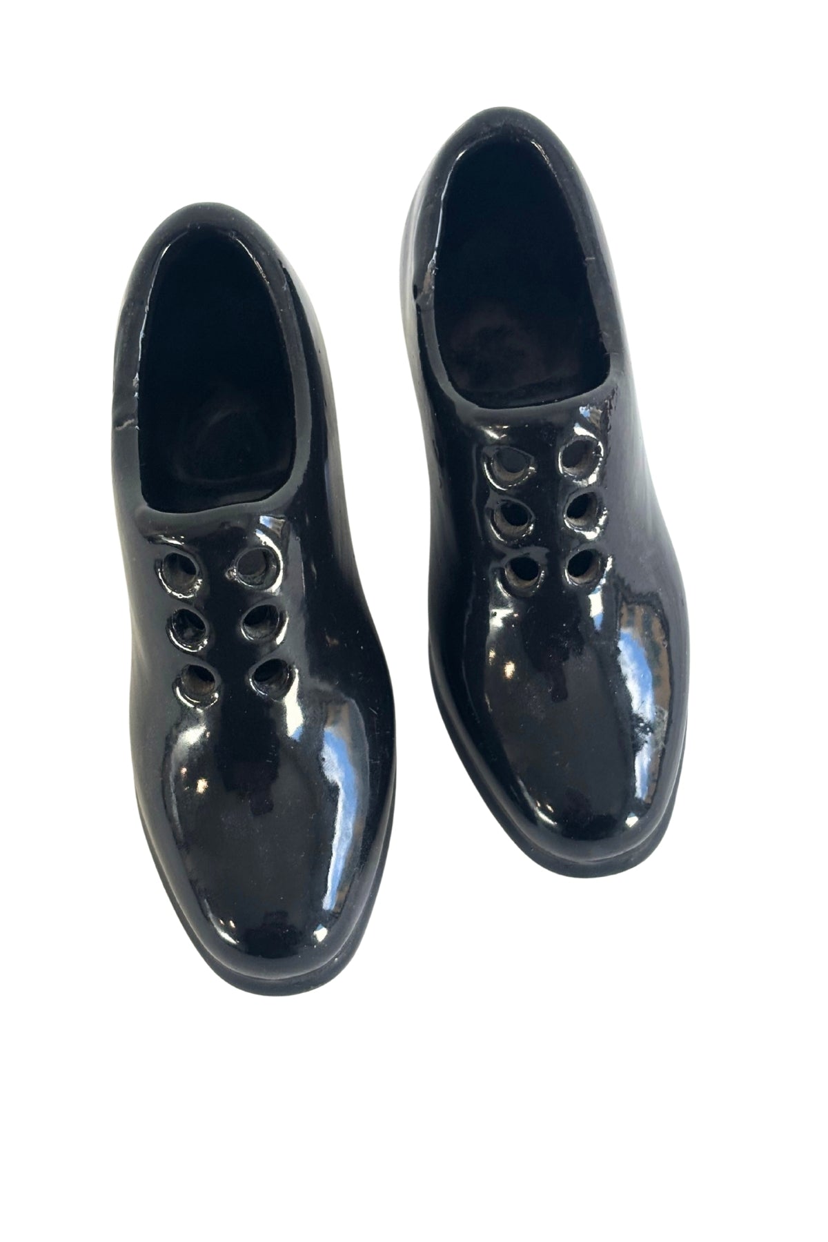 Ceramic black boots