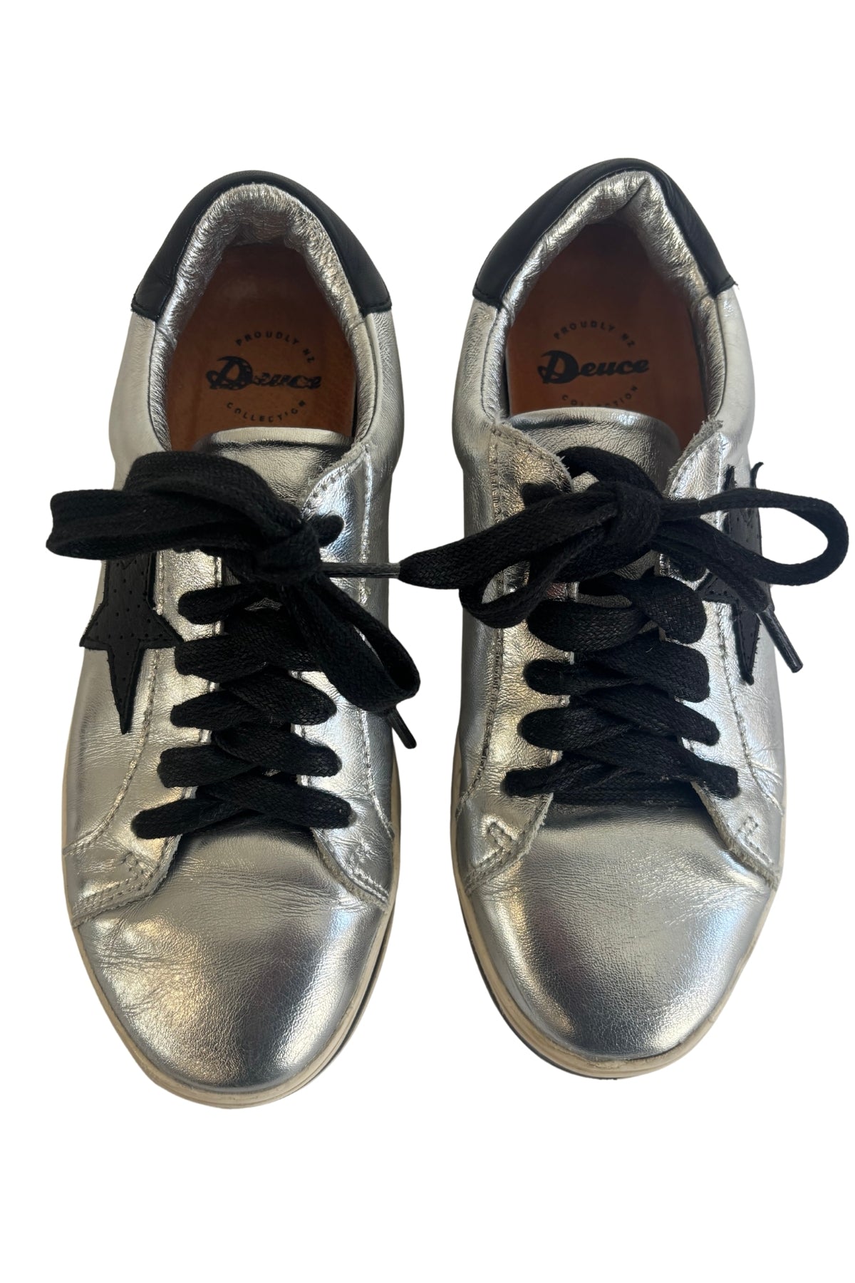 Deuce proudly NZ silver star sneakers, 36