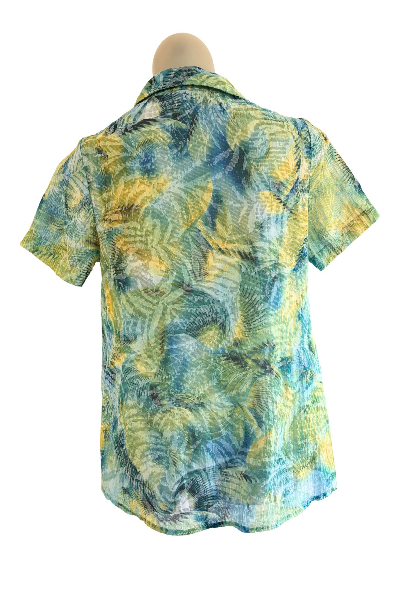 Twin Lakes funky button up blouse, 8
