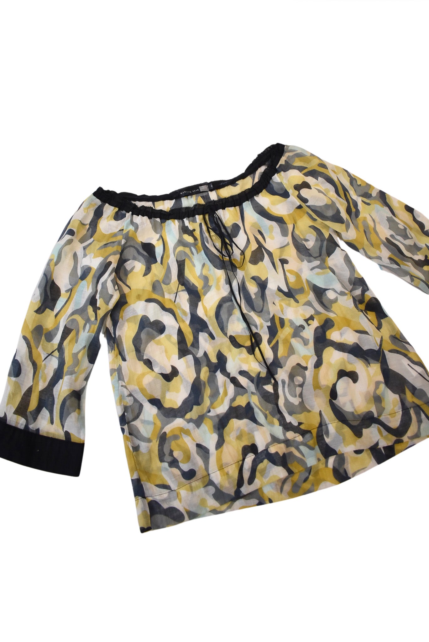 Marilyn Seyb lightweight cotton blouse, 8