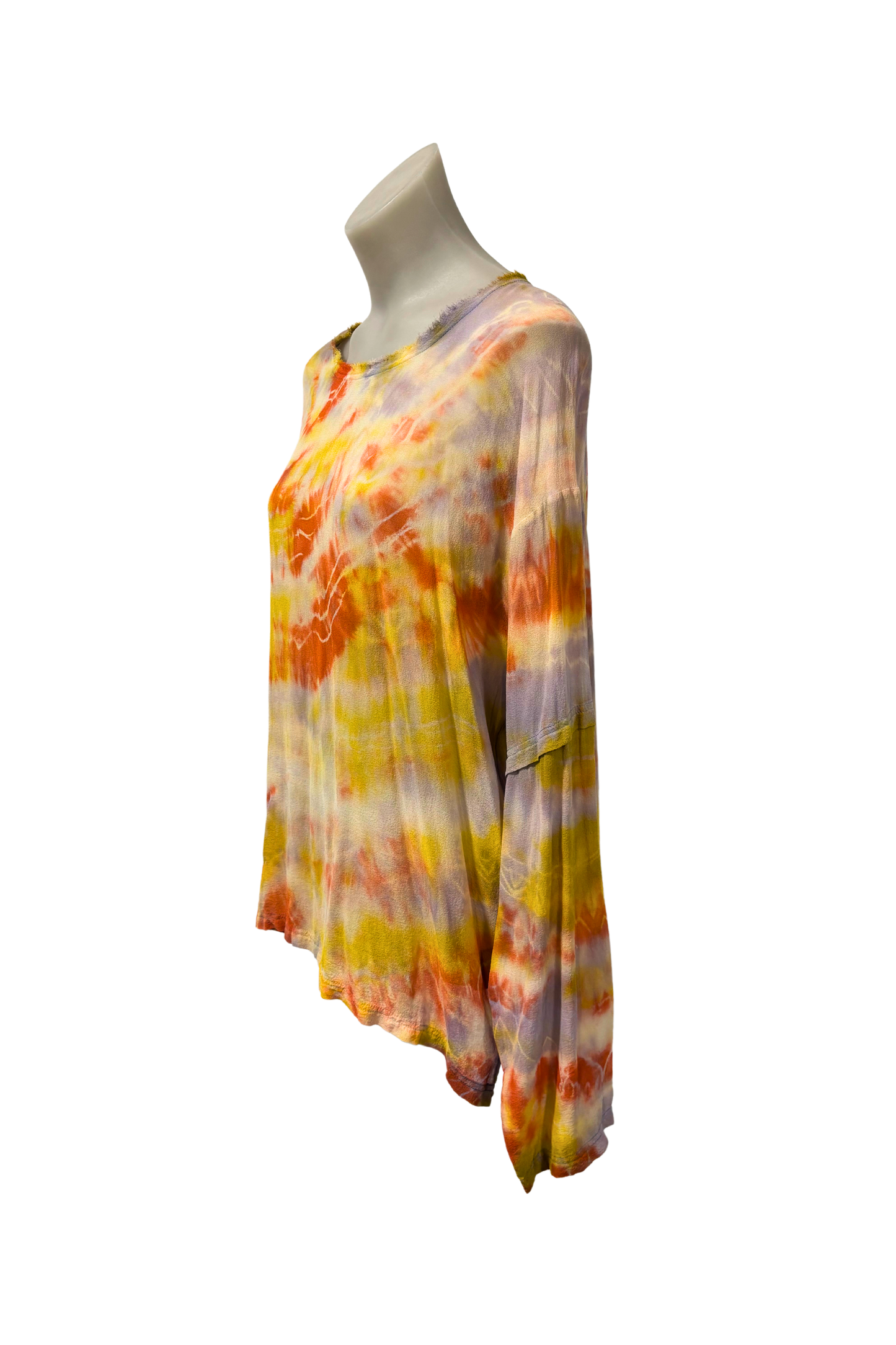 Stolen Girlfriends Club tie dye 100% silk blouse, 14
