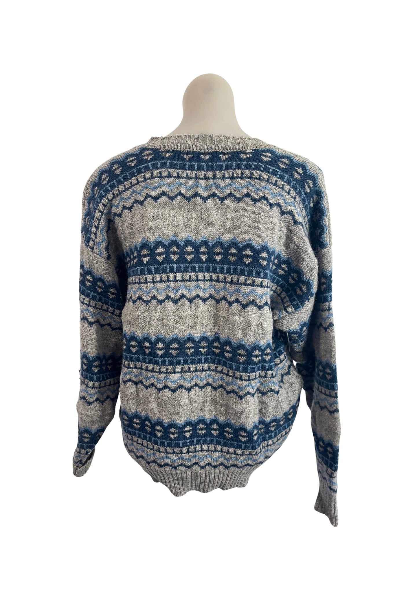 Index pure shetland wool vintage knit jumper, S