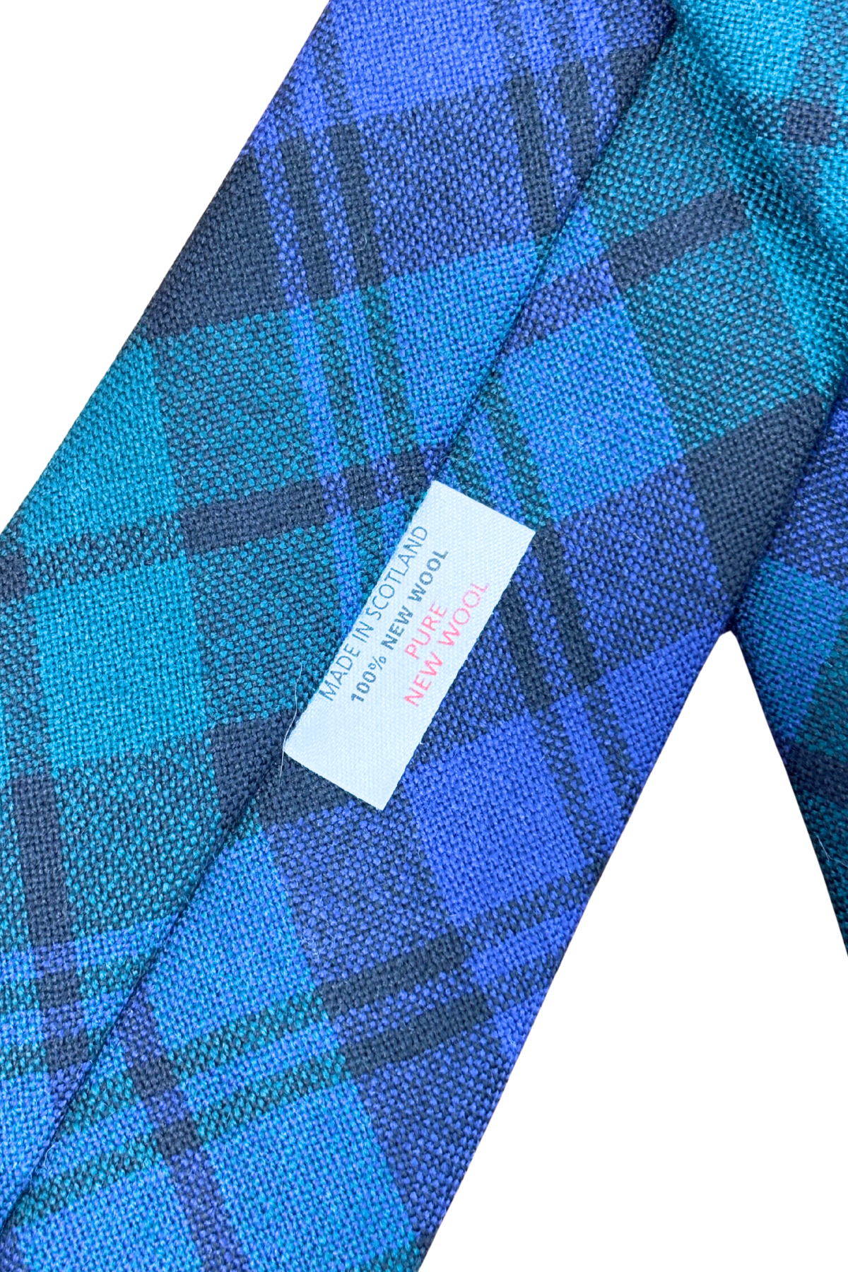 Scottish made pure new wool tartan tie