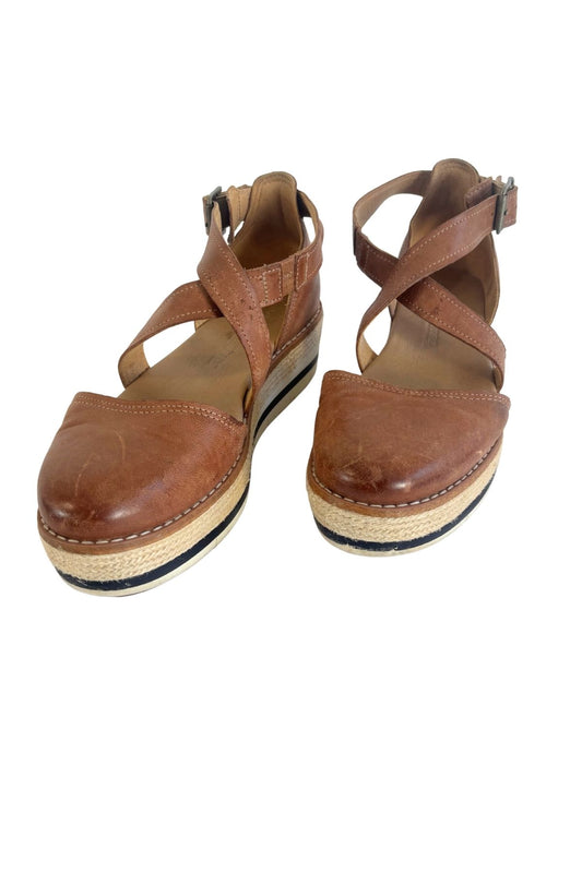 Timberland sensorflex chunky leather wedges, UK4.5