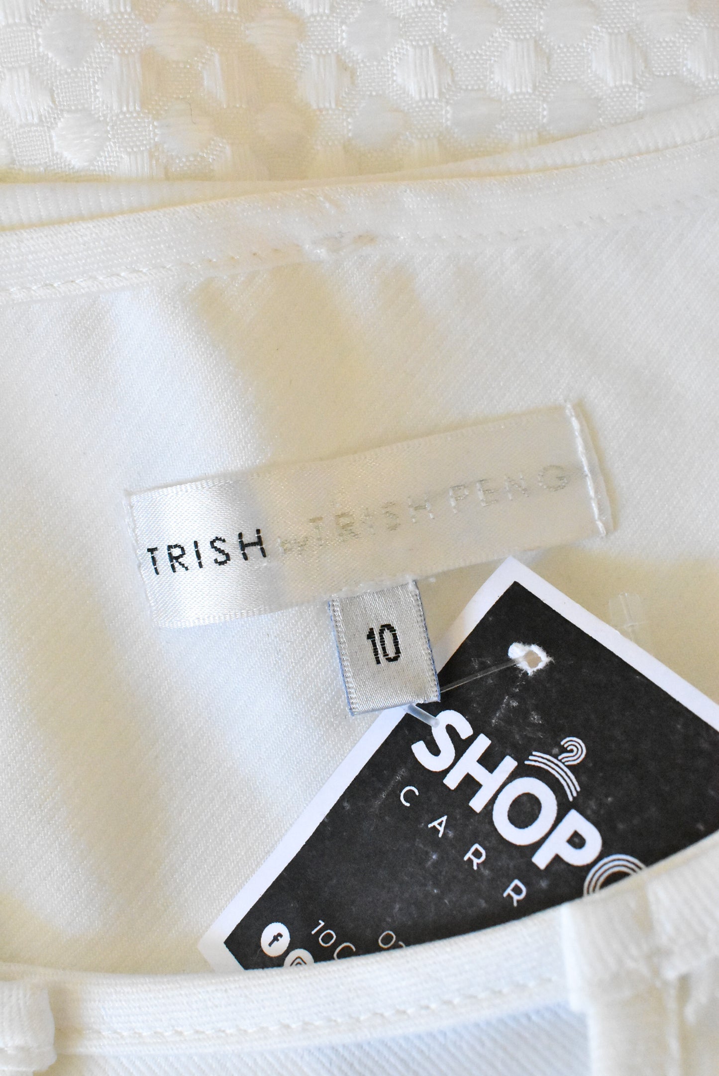 Trish Peng stylish white top, 10