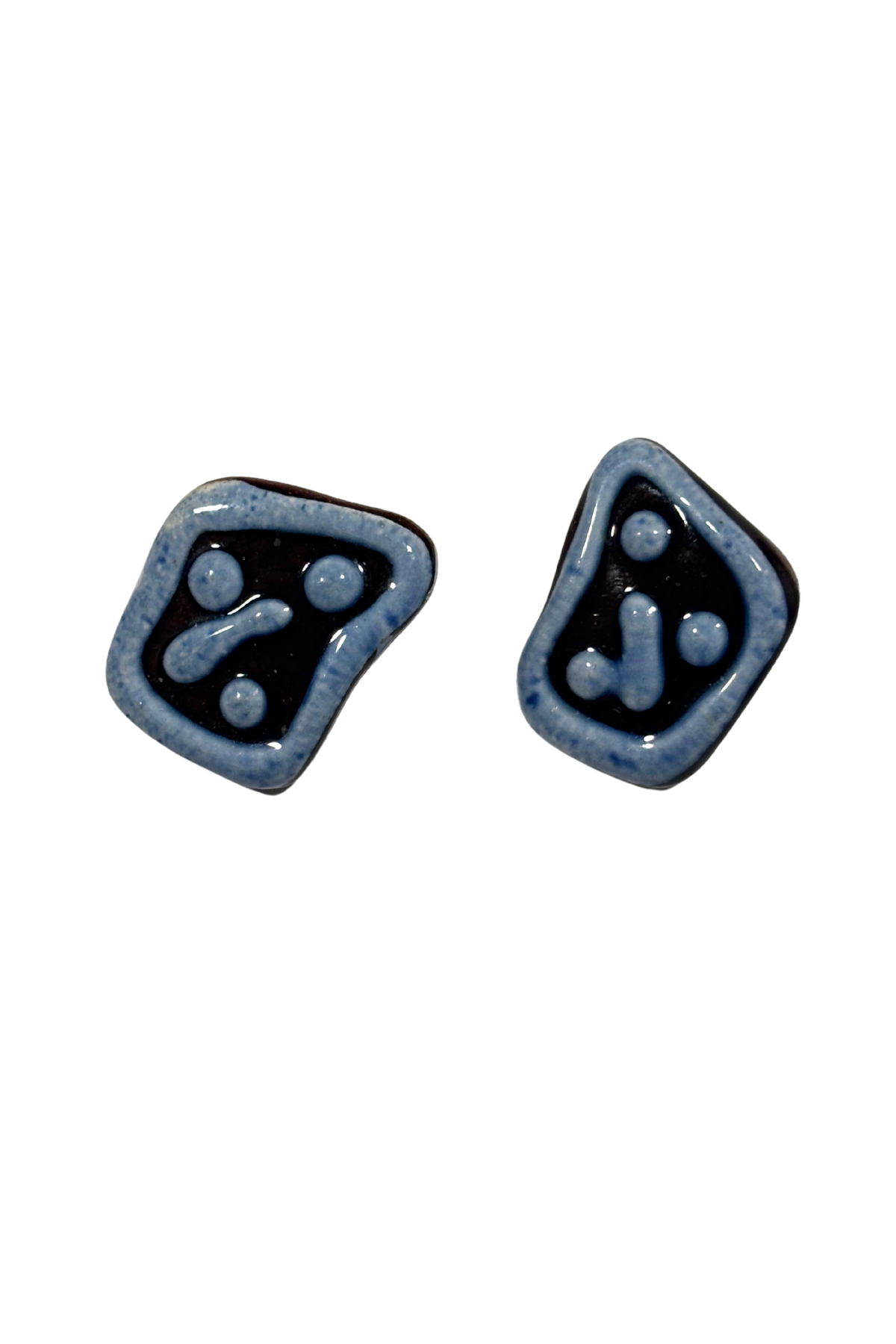 Cute clay blob earrings